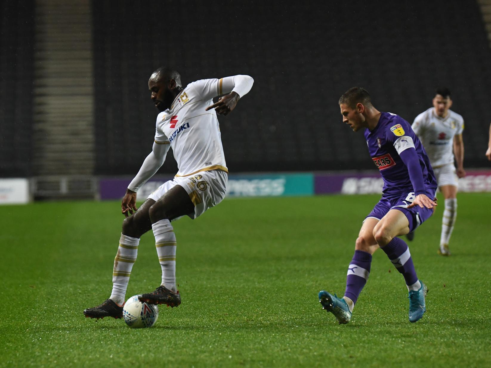 Did little to help shore things up in the midfield when he came on at 2-2.