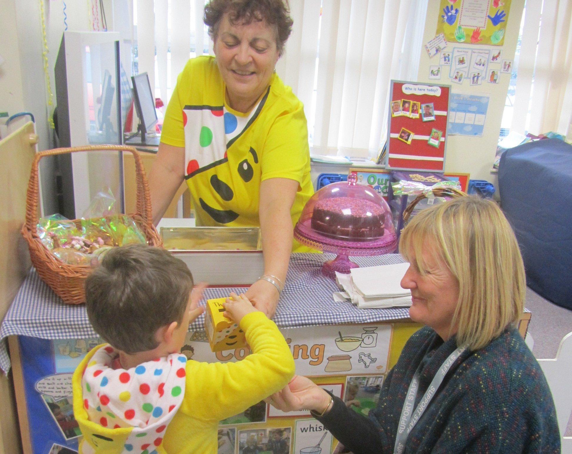 The bake sale at Our Lady of Sion Nursery