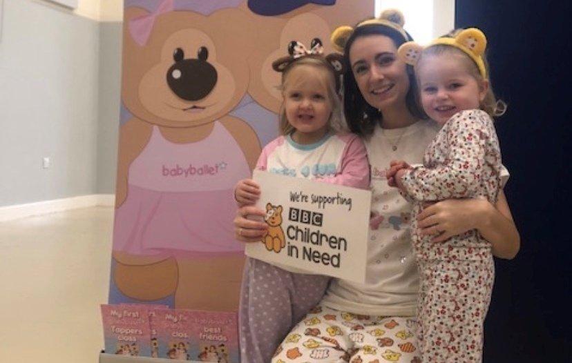 Young dancers wore their pyjamas to Babyballet in Rustington for Children in Need
