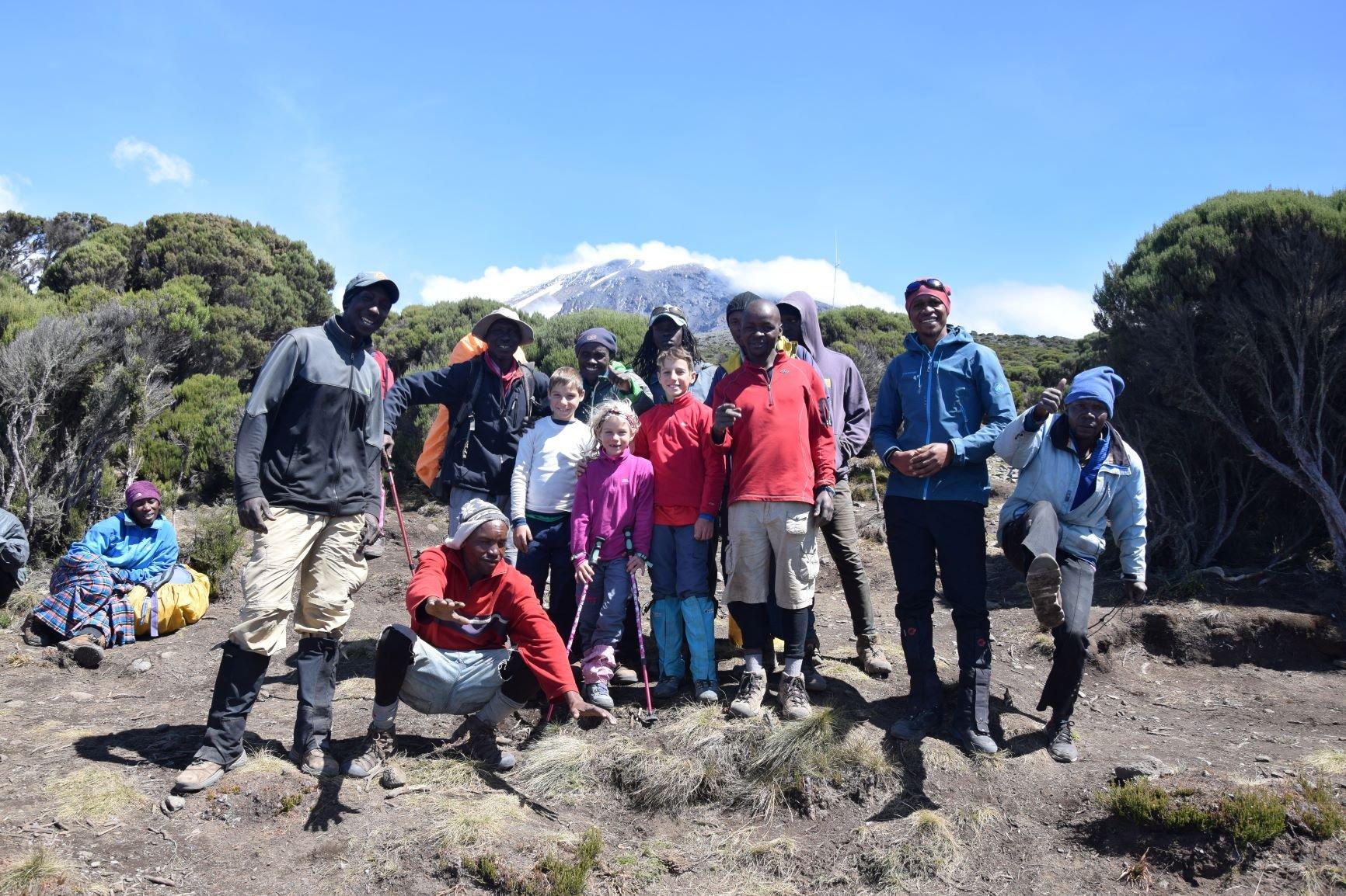 Ashleen Mandrick, six, of Brighton Road, Lancing, reached the summit of Mount Kilimanjaro in Tanzania twice.
