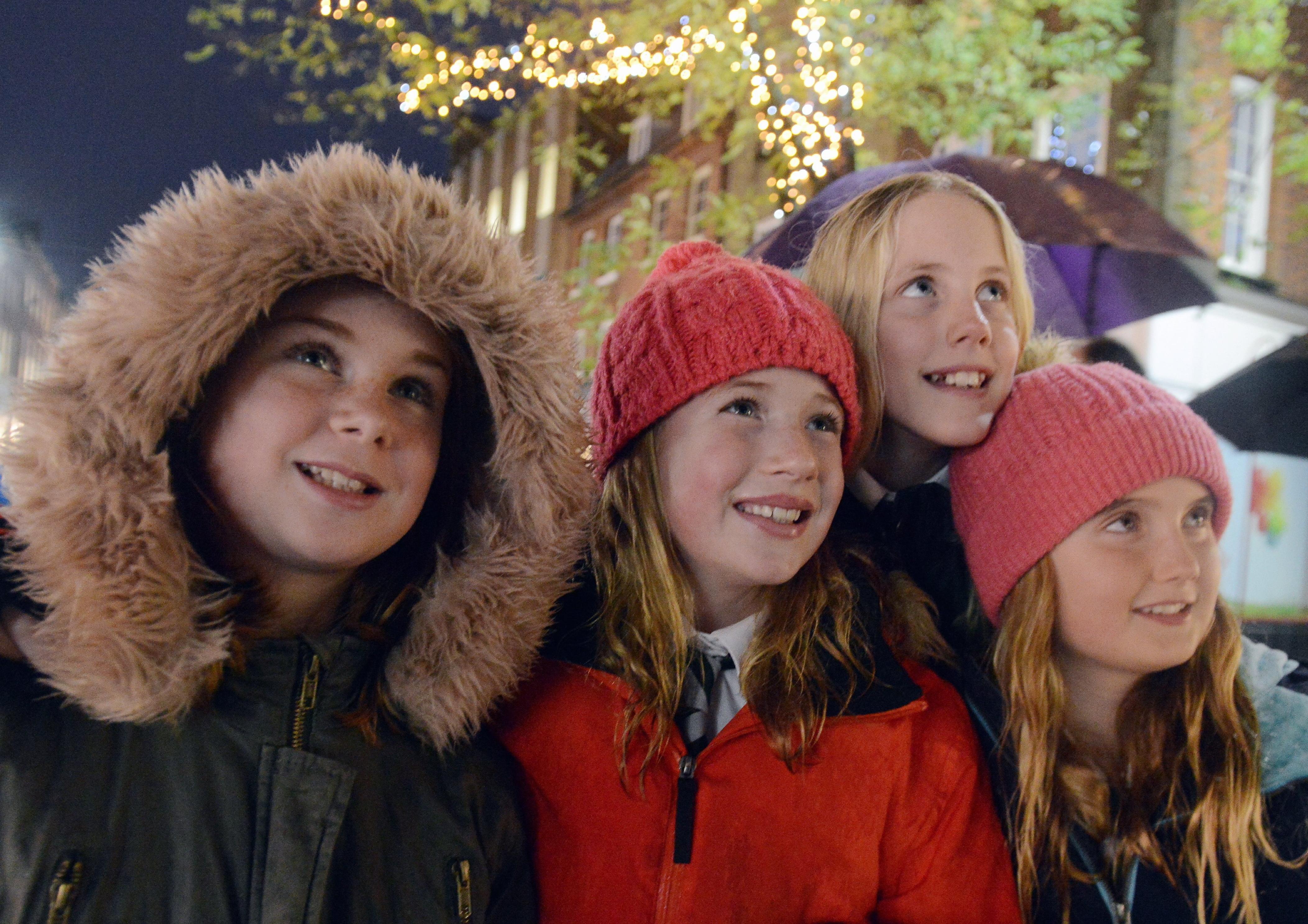 The Festival of Light celebration and Parade took place before Chichester's Christmas lights were switched on