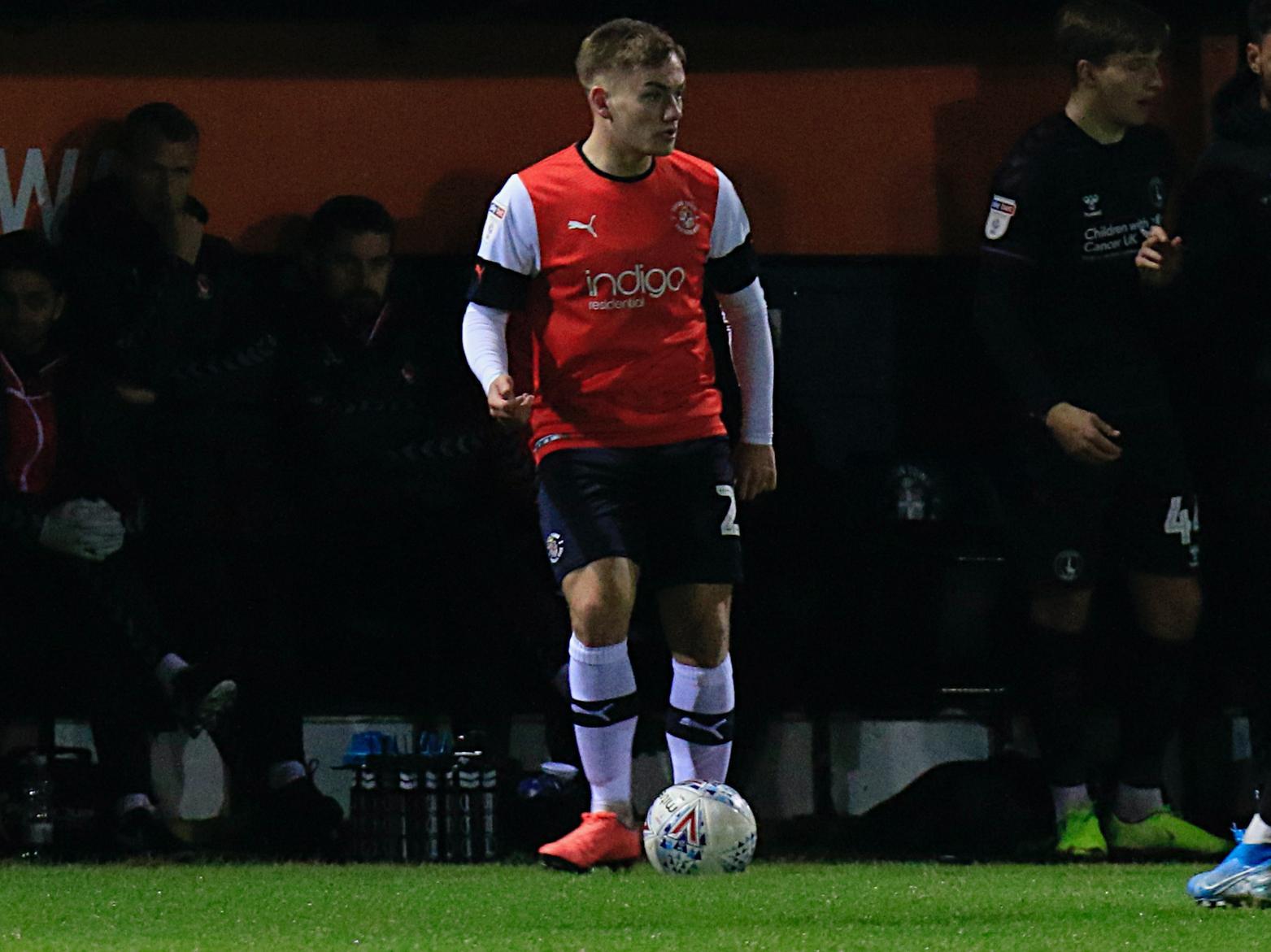 On for Tunnicliffe and held his shape well as Luton saw out the final 10 minutes to earn a crucial victory.
