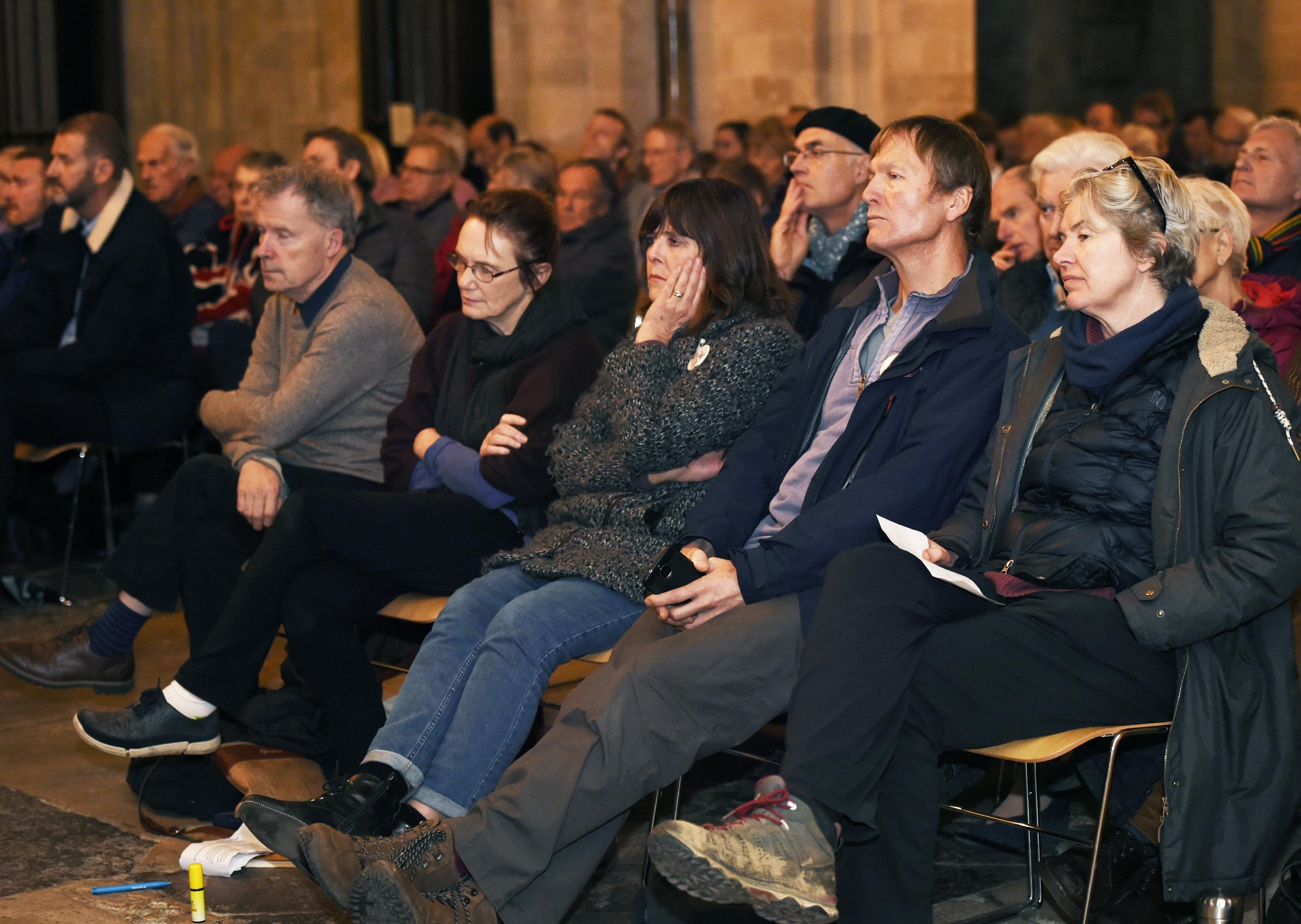 The audience at Chichester Cathedral's general election hustings  Picture: Liz Pearce