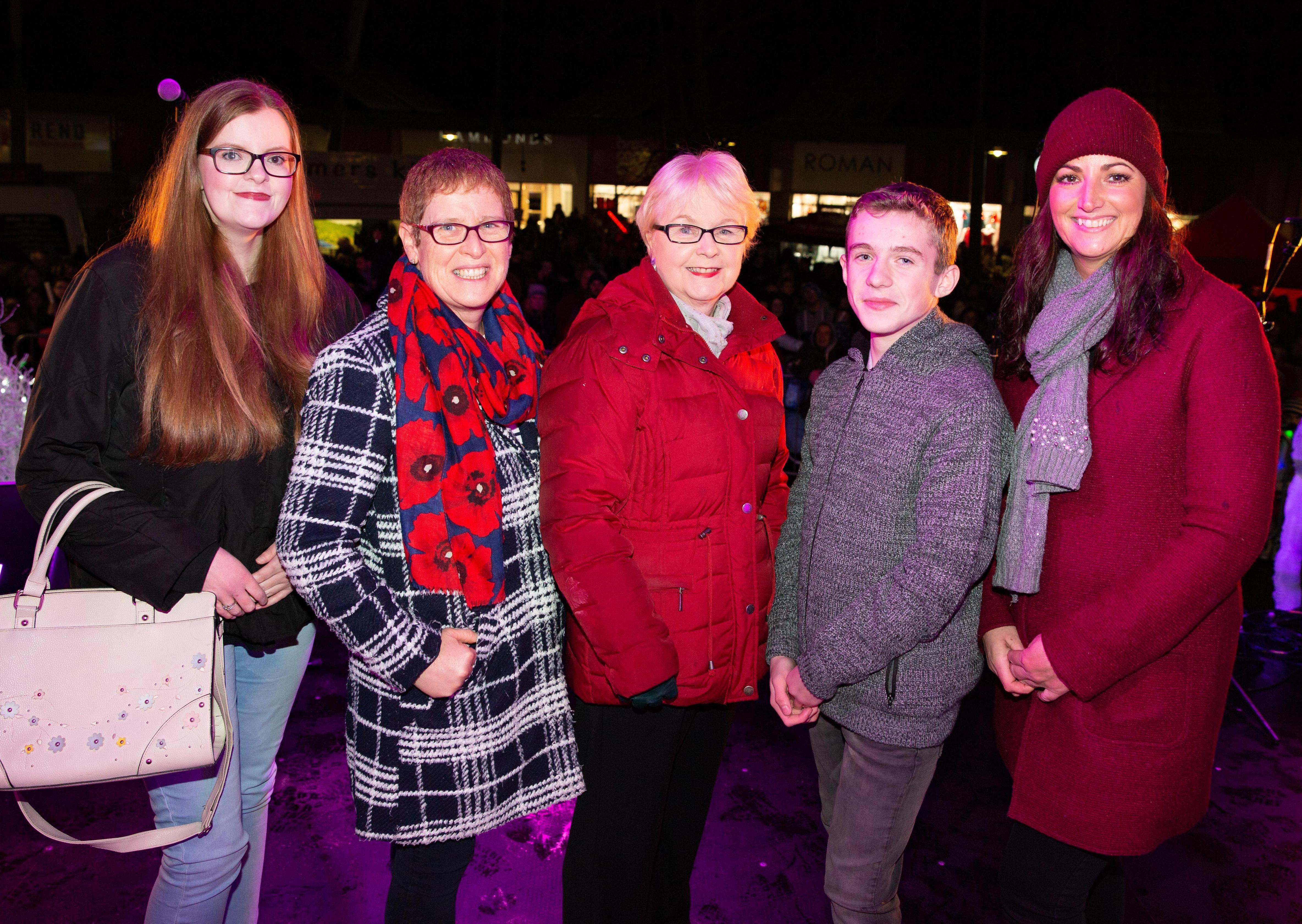Peterborough One Retail Park Lights Switch on. 
 
Picture by Terry Harris. THA