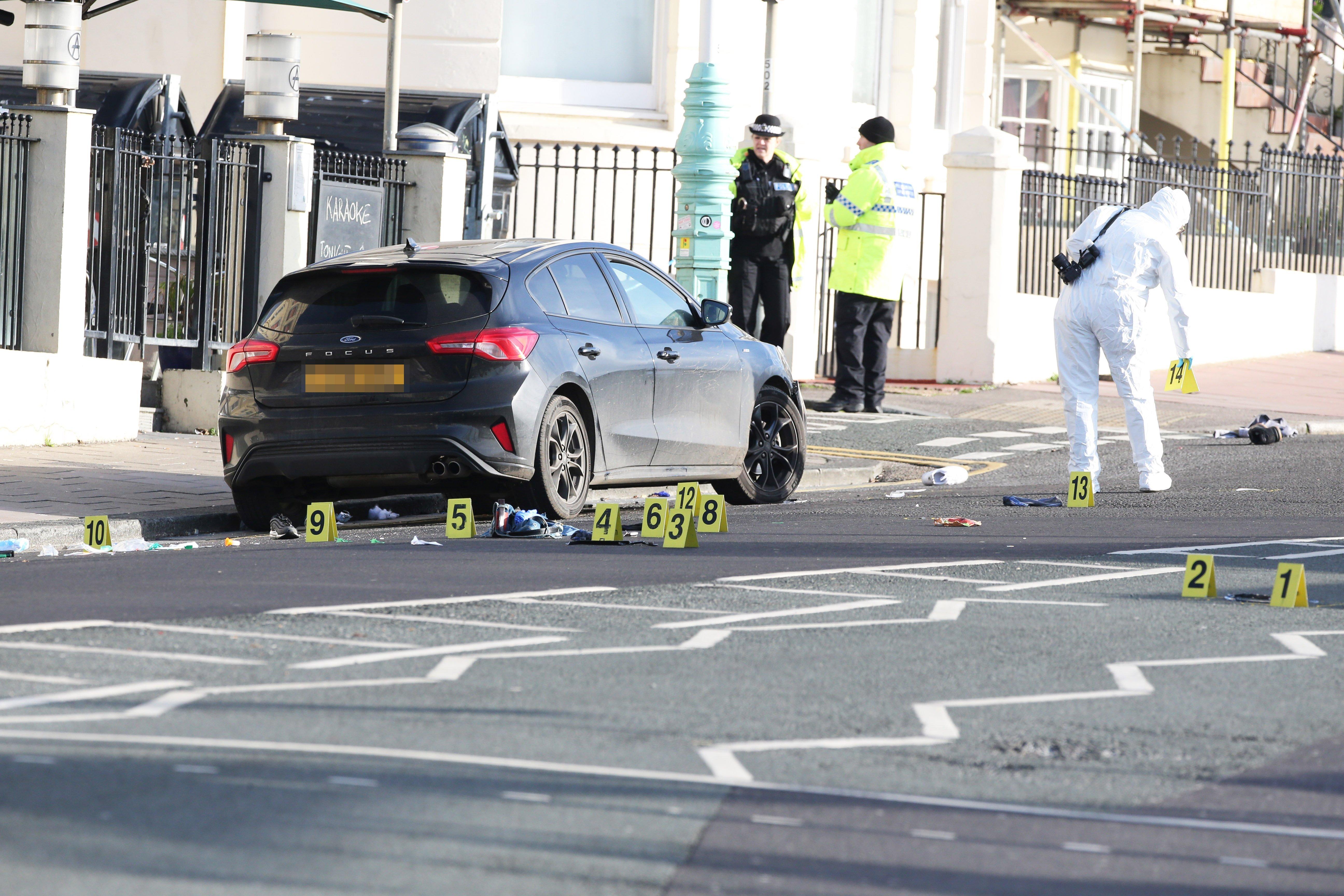 Three men were runover in Marine Parade, Brighton, not terror related - Photo by Eddie Mitchell