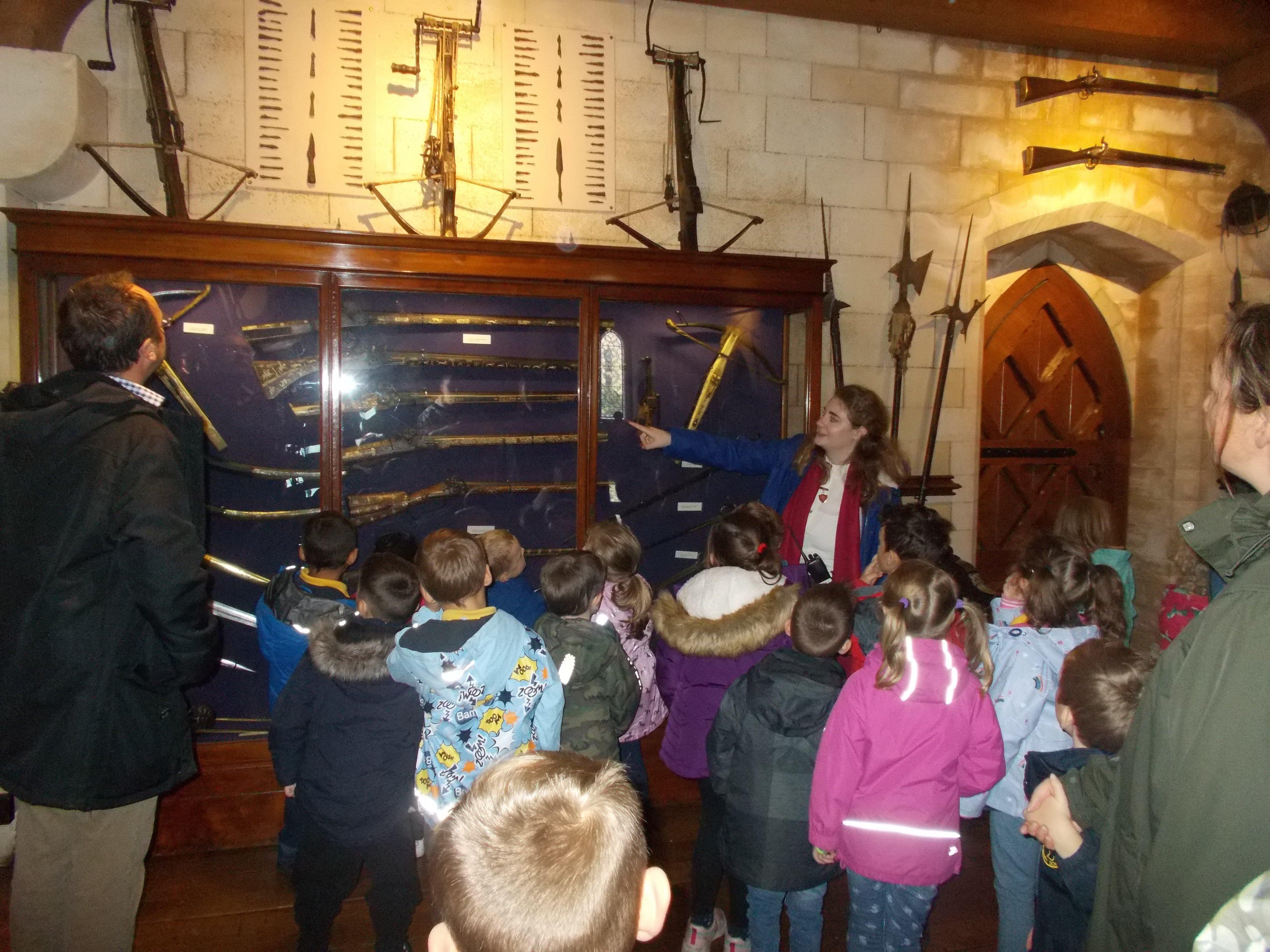 Key stage one children at Upper Beeding Primary School visited Arundel Castle as part of their Castles and Dragons topic