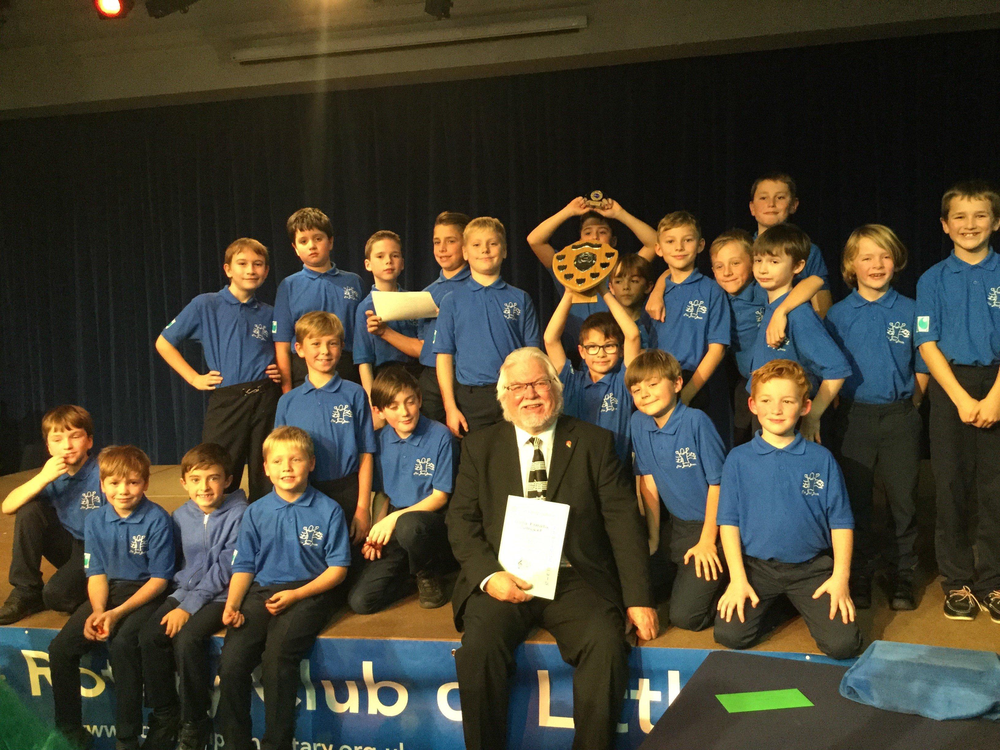 Boys vocal group The BackBeatz, from Upper Beeding Primary School, was named Choir of the Year at the Arun Young Musicians Festival 2019