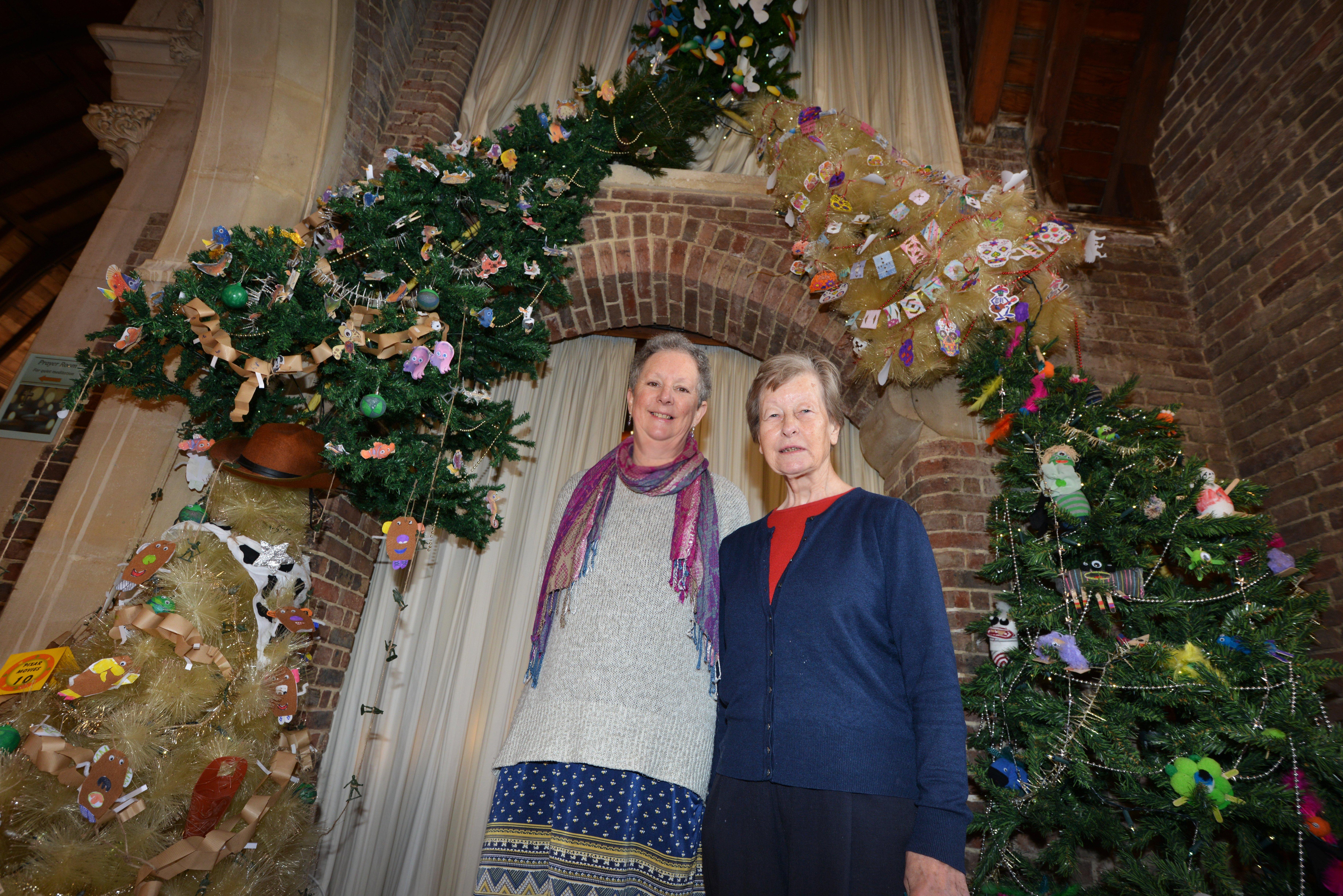 Christmas Tree Festival at St Michael & All Angels, Bexhill.

Sue Cole and Marie Williams SUS-190112-114029001