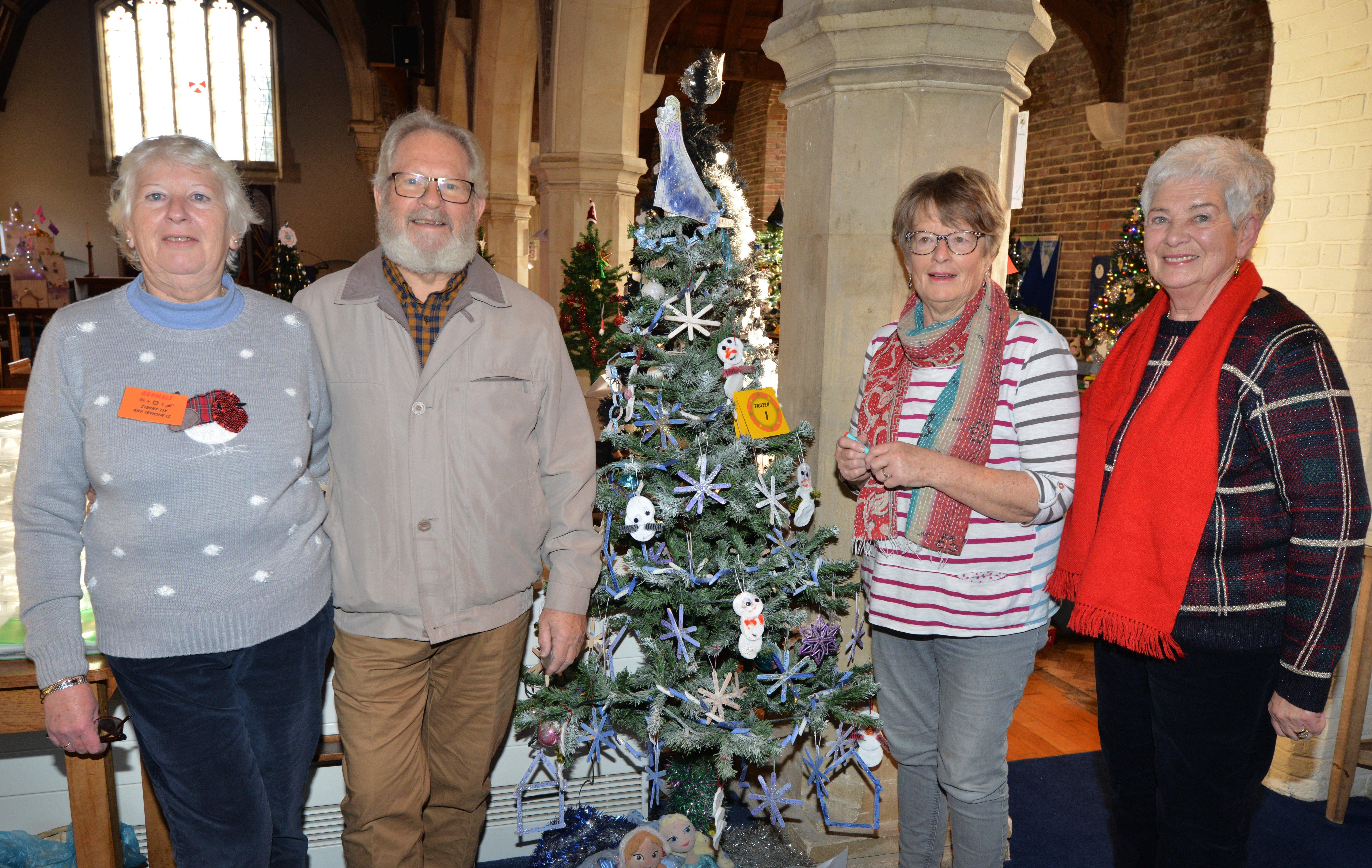 Christmas Tree Festival at St Michael & All Angels, Bexhill.

Organisers of the event: Lorraine McGuire, John Hudson, Judith Hattam and Ruth Gregory. SUS-190112-114110001
