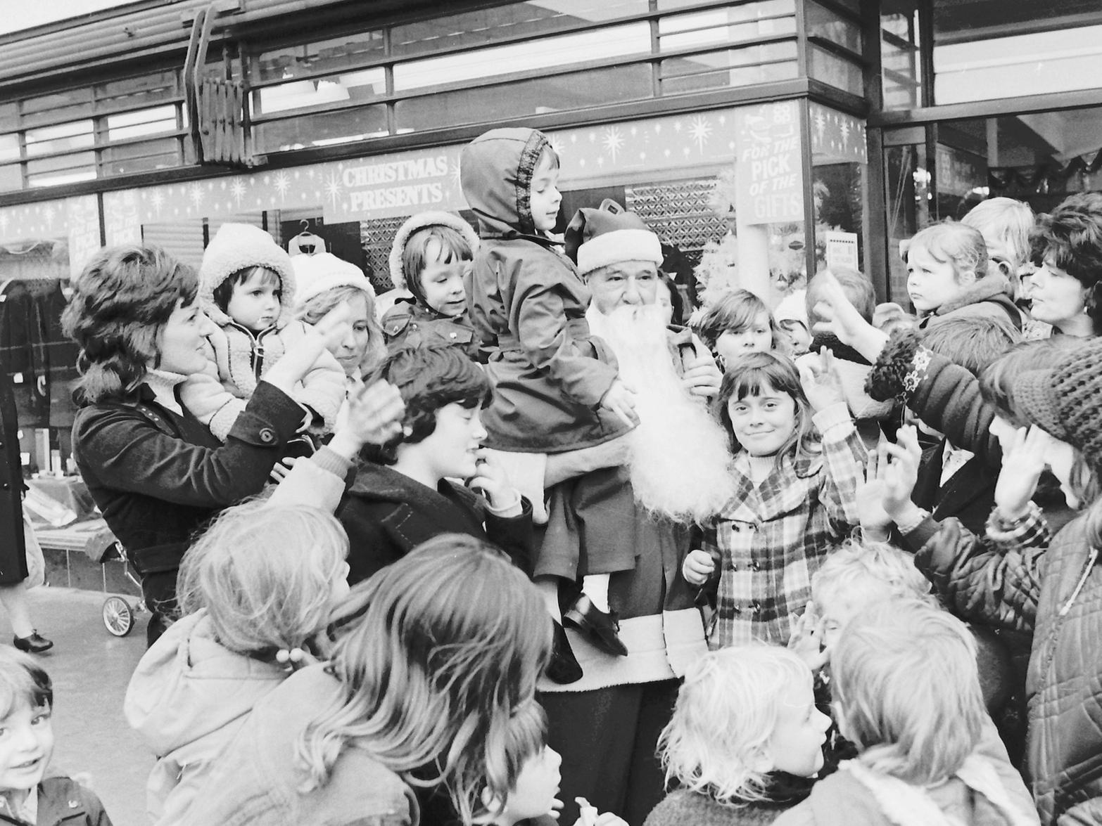 Father Christmas at Co-op Nov 1974