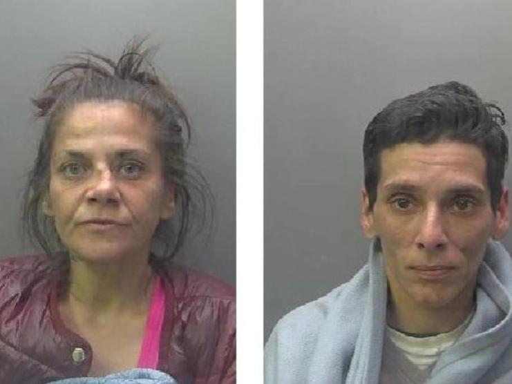 Yasmin Khan, 43, and Alexandra Benakova, 38, burgled the victim's home in the retirement development in Crawthorne Road, Peterborough.