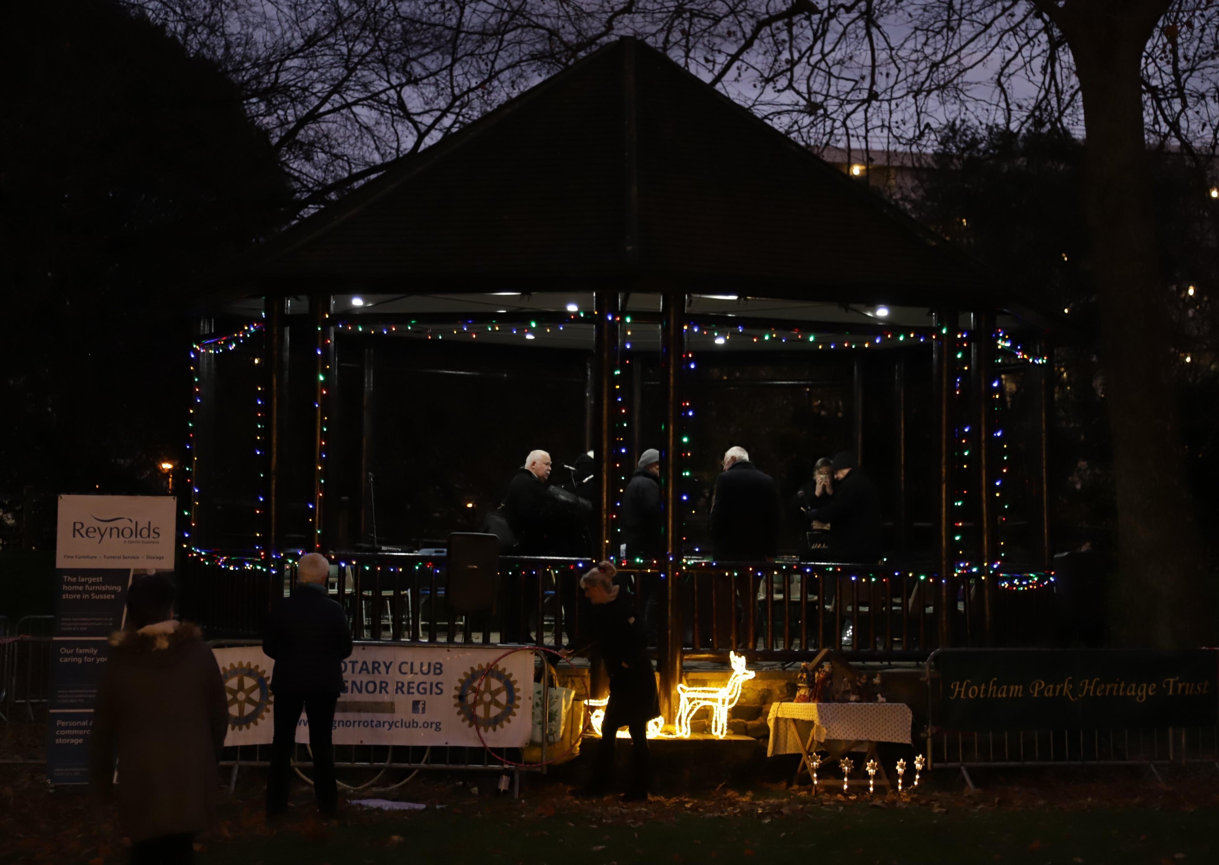 The Bandstand Lawn was transformed into a winter wonderland for the Carol's in the Park event on Sunday (December 1) SUS-190312-174512001