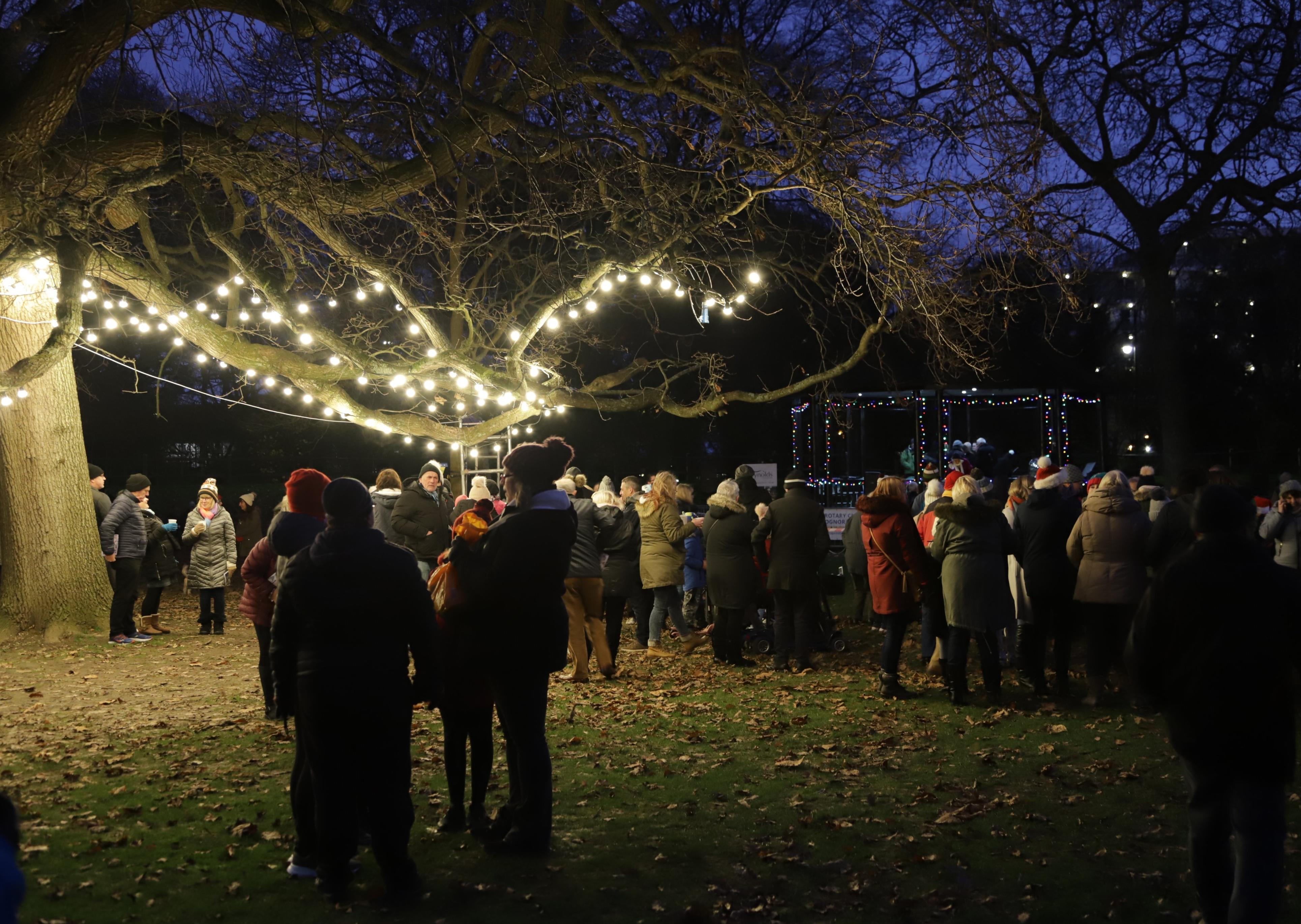 The Bandstand Lawn was transformed into a winter wonderland for the Carol's in the Park event on Sunday (December 1) SUS-190312-174557001