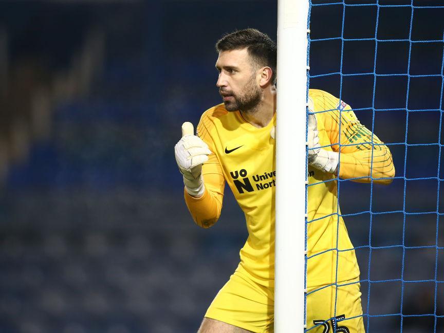 Needed a good game after Sunday's subpar showing and he delivered at Fratton Park. His save from Evans in the first-half was routine but he had to be at his absolute best when brilliantly denying Pitman and Marquis late on... 8