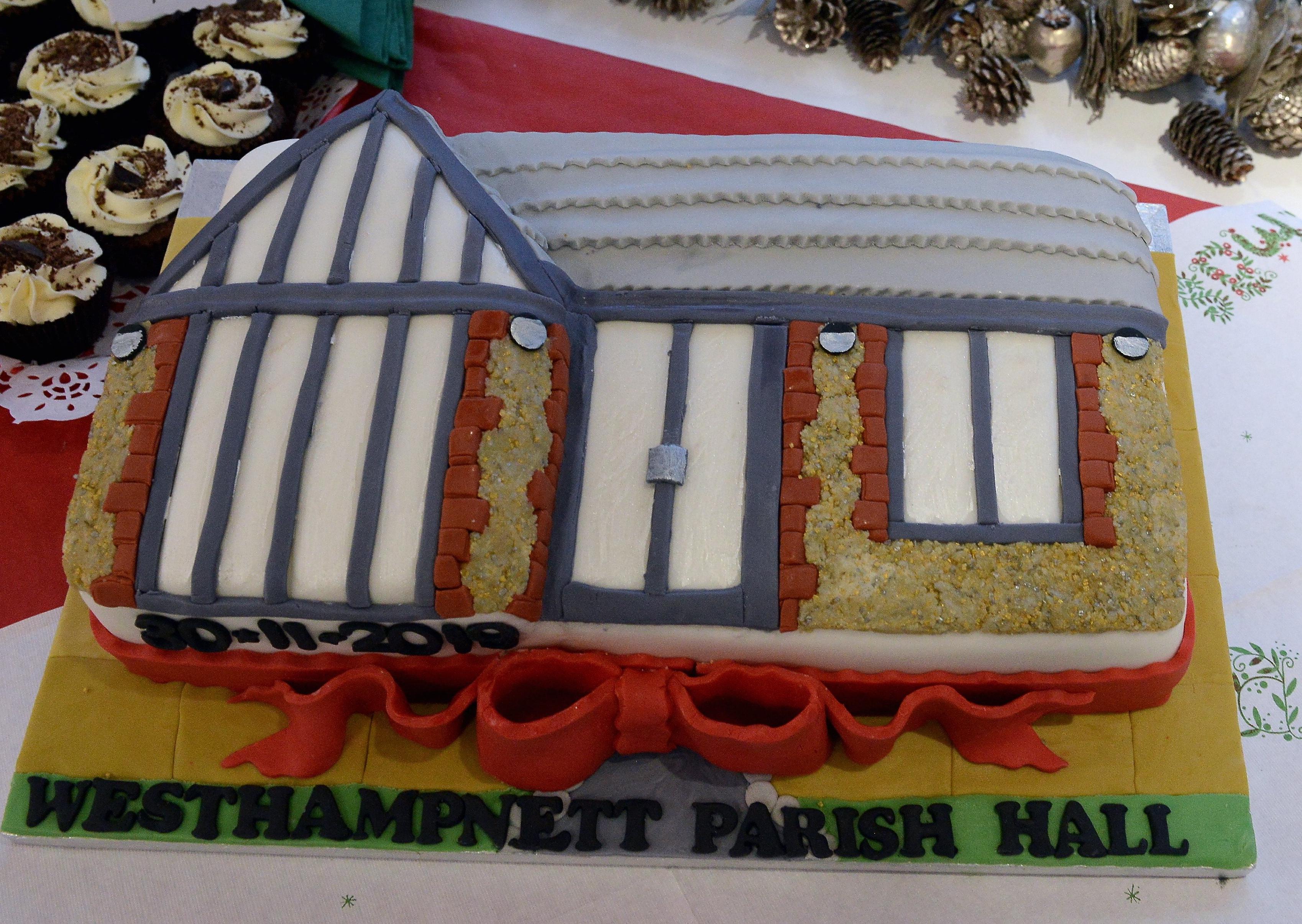 ks190651-11 Westhampnett Hall Opening  phot kate
The cake baked to celebrate the event.ks190651-11 SUS-191130-212637008