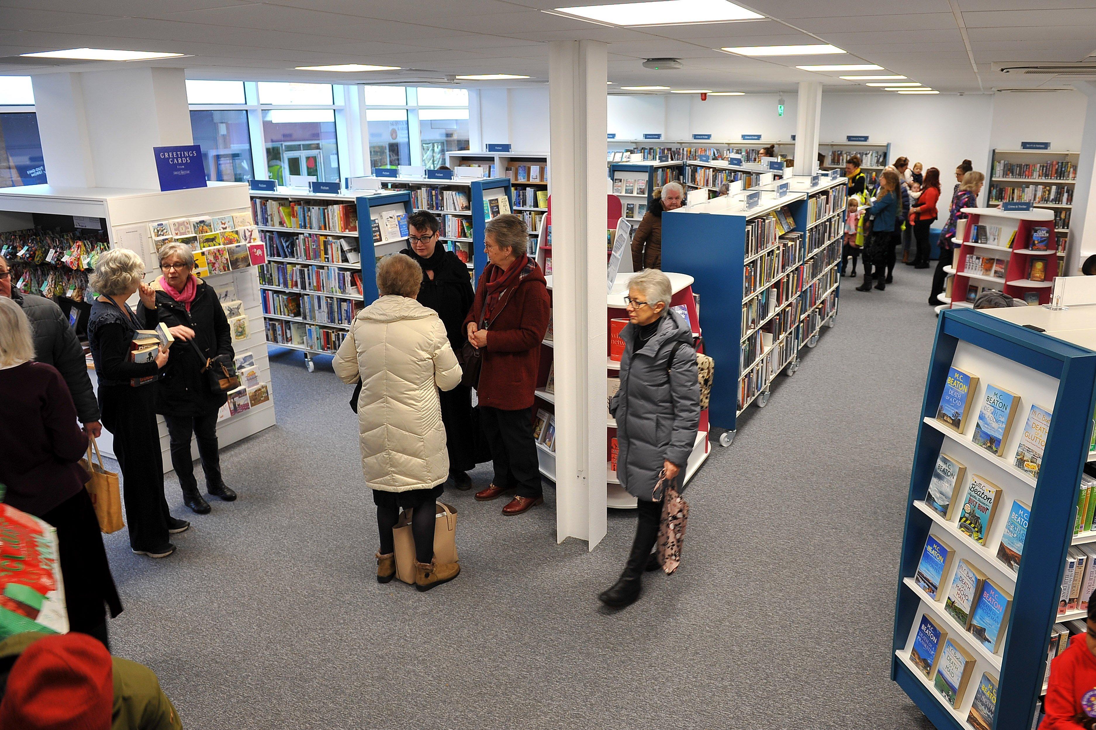 Opening of Burgess Hill's new Library. Pic Steve Robards SR03121901 SUS-190312-113444001