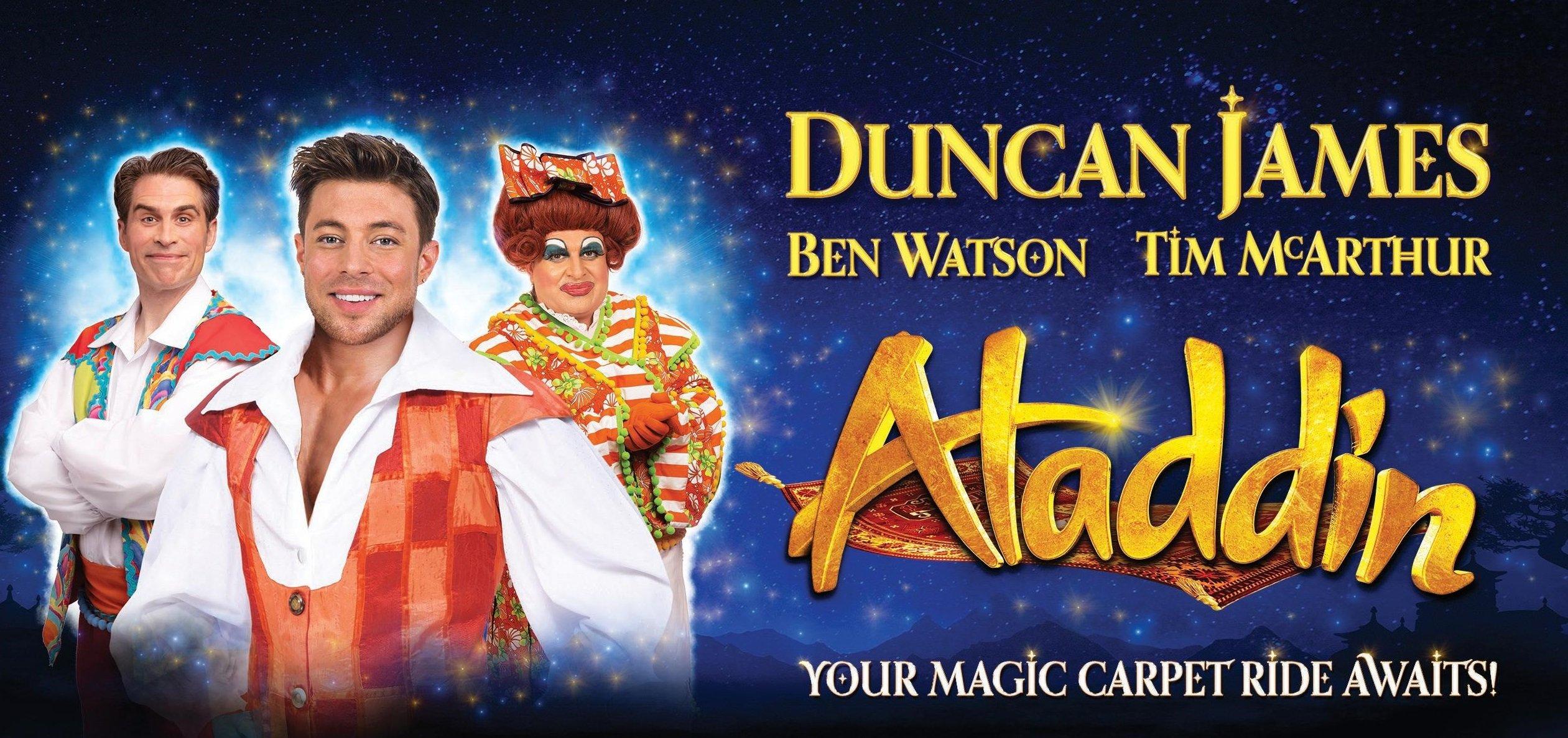 Aladdin will be performed at the White Rock Theatre, White Rock, Hastings from December 13 2019 to December 29 2019.