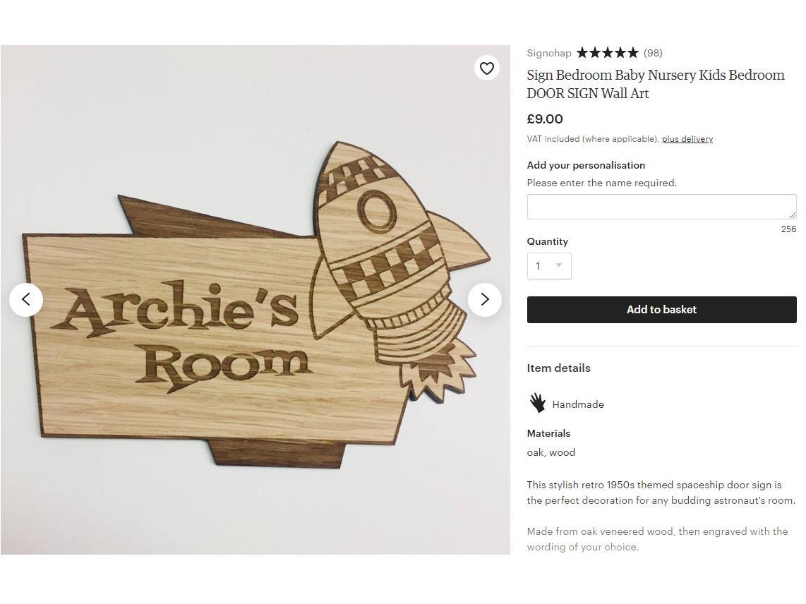 SignChap will personalise a retro stylish varnished wooden sign for doors and walls. Check out his full range of customisable options - https://etsy.me/2YieVcy