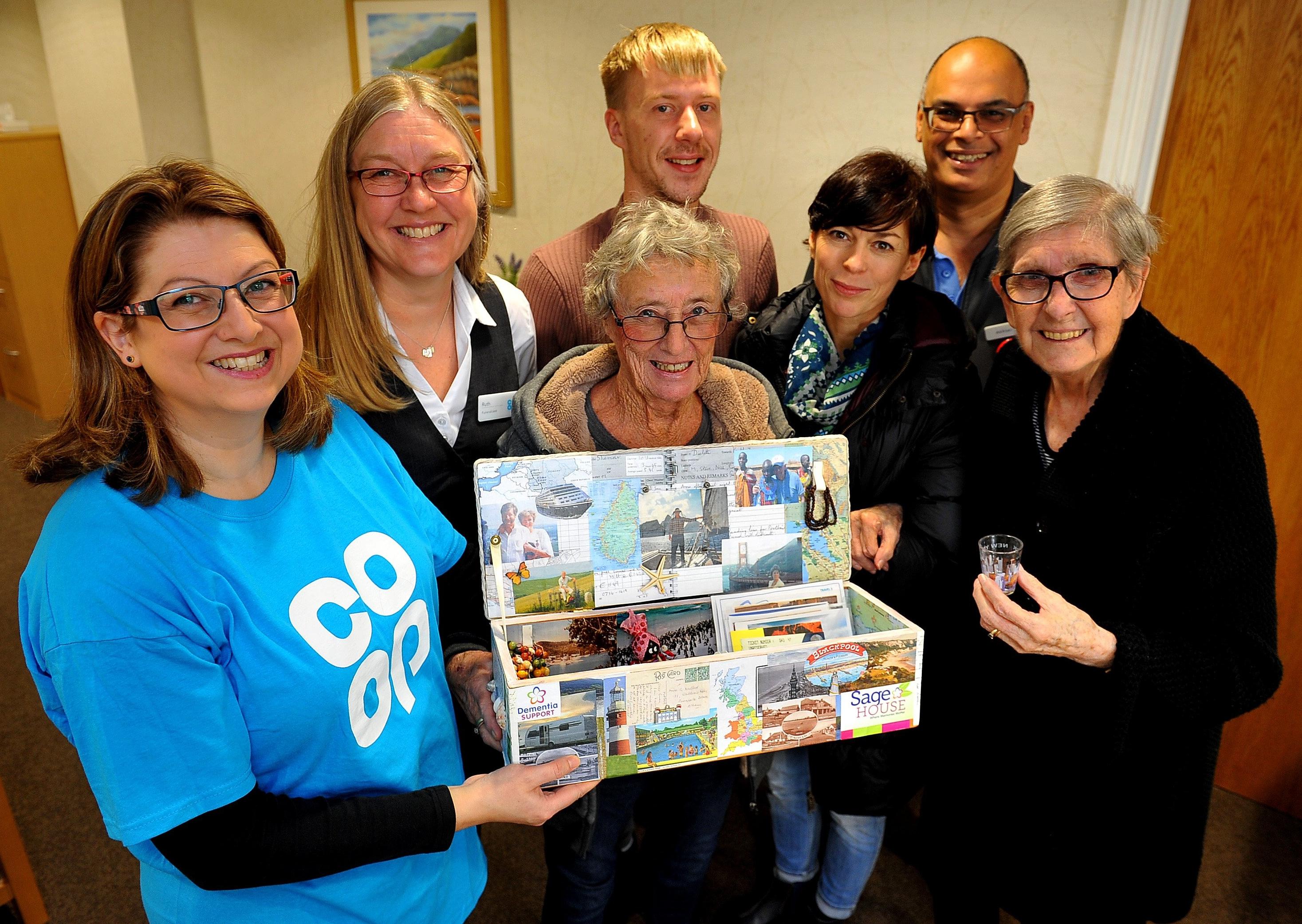 Sage House dementia supportCommunity project with Pagham Co-op funeralcare to bring together special Memory Boxes for local residents containing fun vintage everyday items and memorabilia from Bognor Regis. Pic Steve Robards SR27111901 PNL-191127-203045001