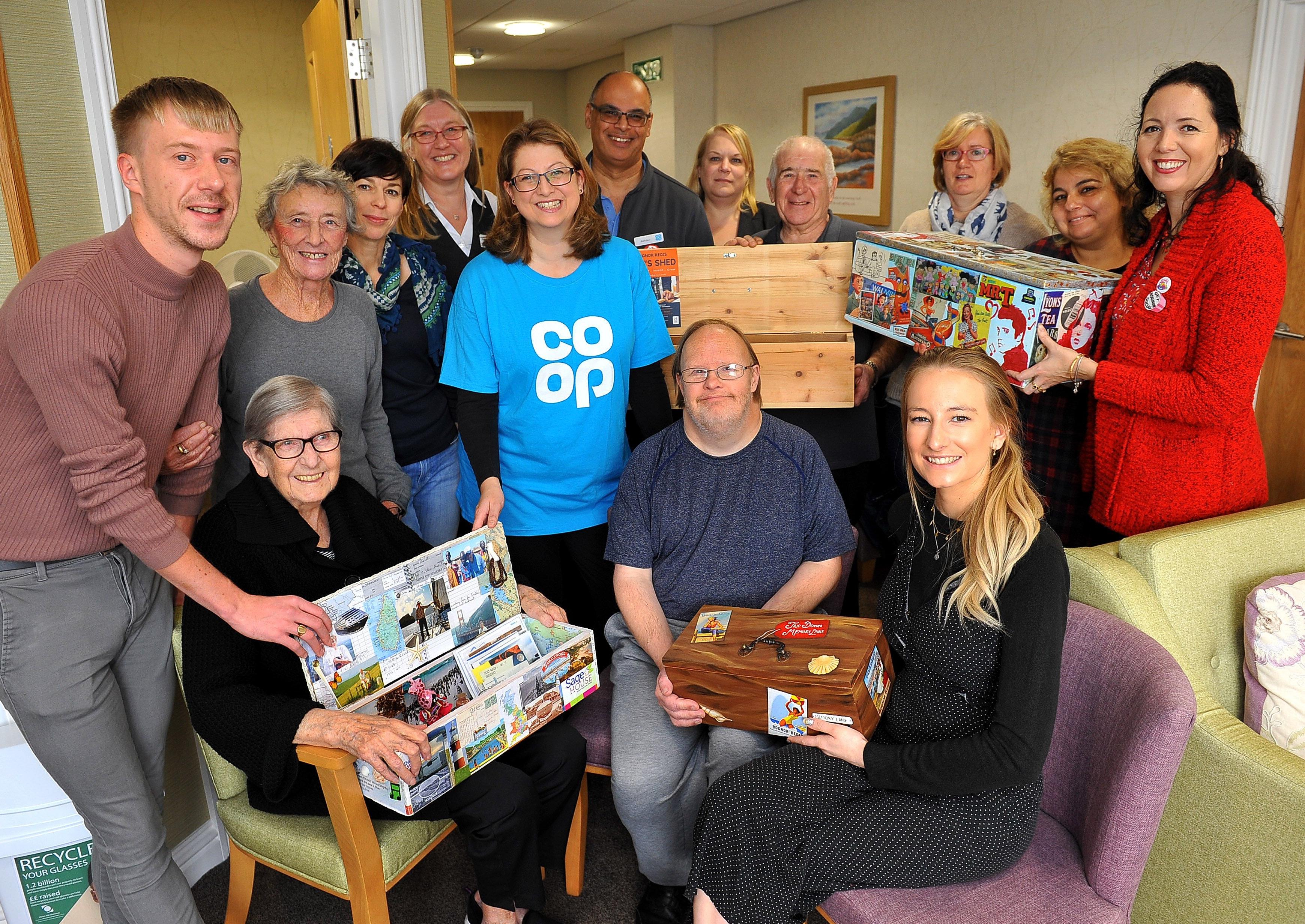 Community project with Pagham Co-op funeralcare to bring together special Memory Boxes for local residents containing fun vintage everyday items and memorabilia from Bognor Regis. Pic Steve Robards SR27111901 PNL-191127-203012001