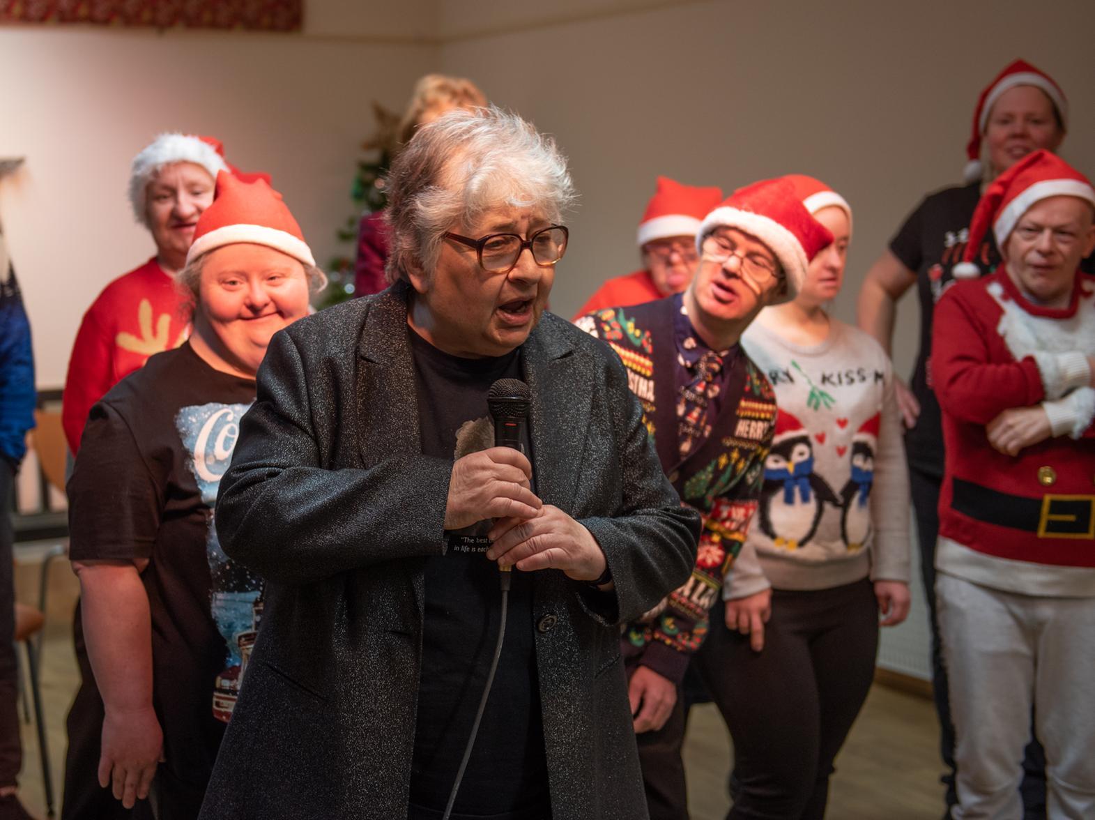 The Caring and Sharing Trust held their annual Christmas sing-a-long party at Cotton's Farmhouse in Cogenhoe today.
