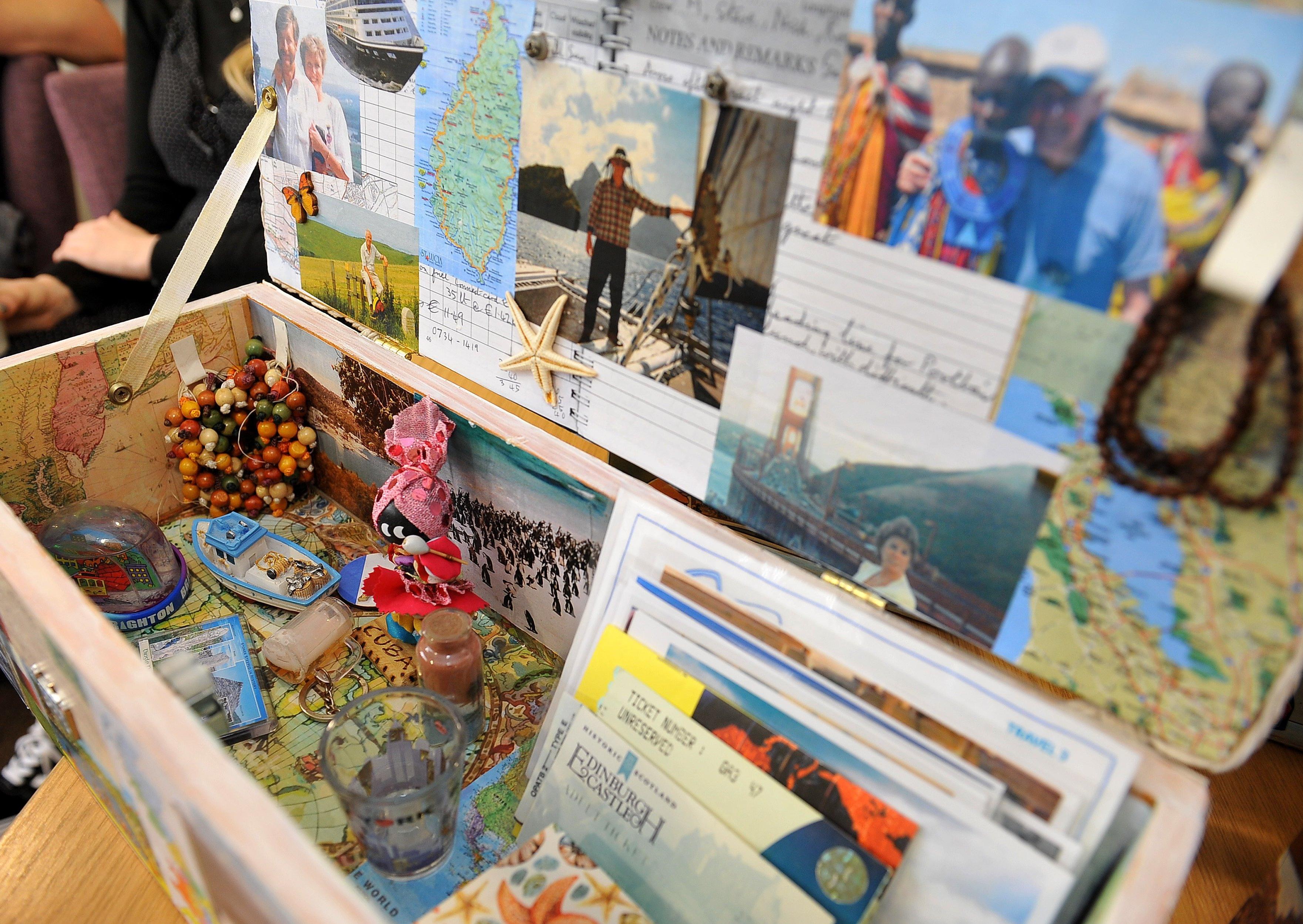 Community project with Pagham Co-op funeralcare to bring together special Memory Boxes for local residents containing fun vintage everyday items and memorabilia from Bognor Regis. Pic Steve Robards SR27111901 PNL-191127-203056001