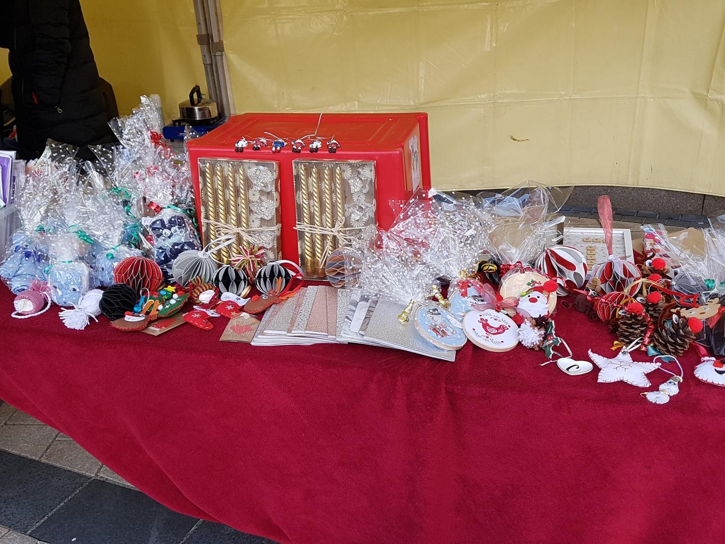 This stall from The CE Academy was raising money for Macmillan with handmade items. They were also running a tombola.