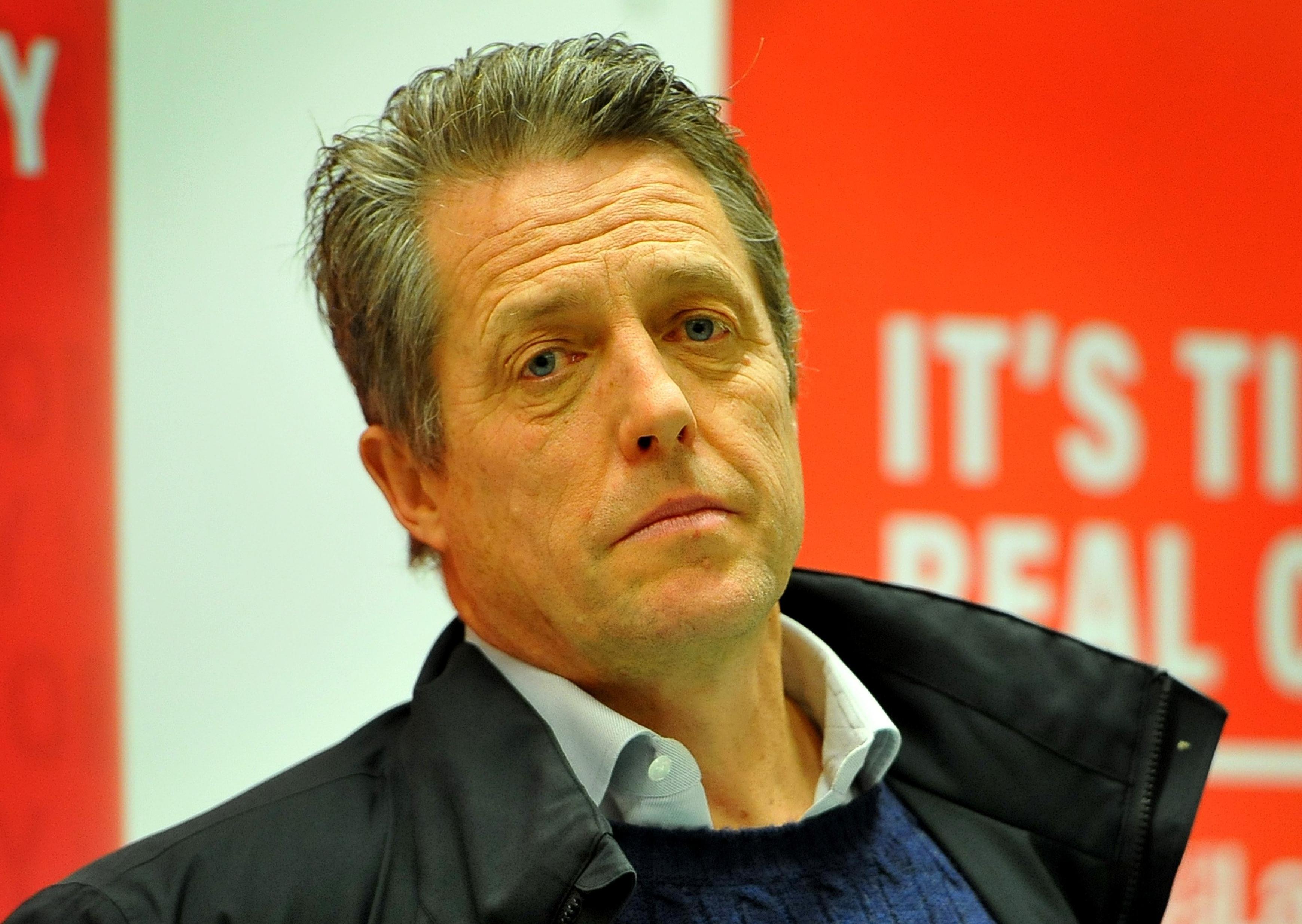 Hugh Grant visits a Crawley Labour Party supporters gathering. Pic Steve Robards SR07121901 SUS-190812-105622001