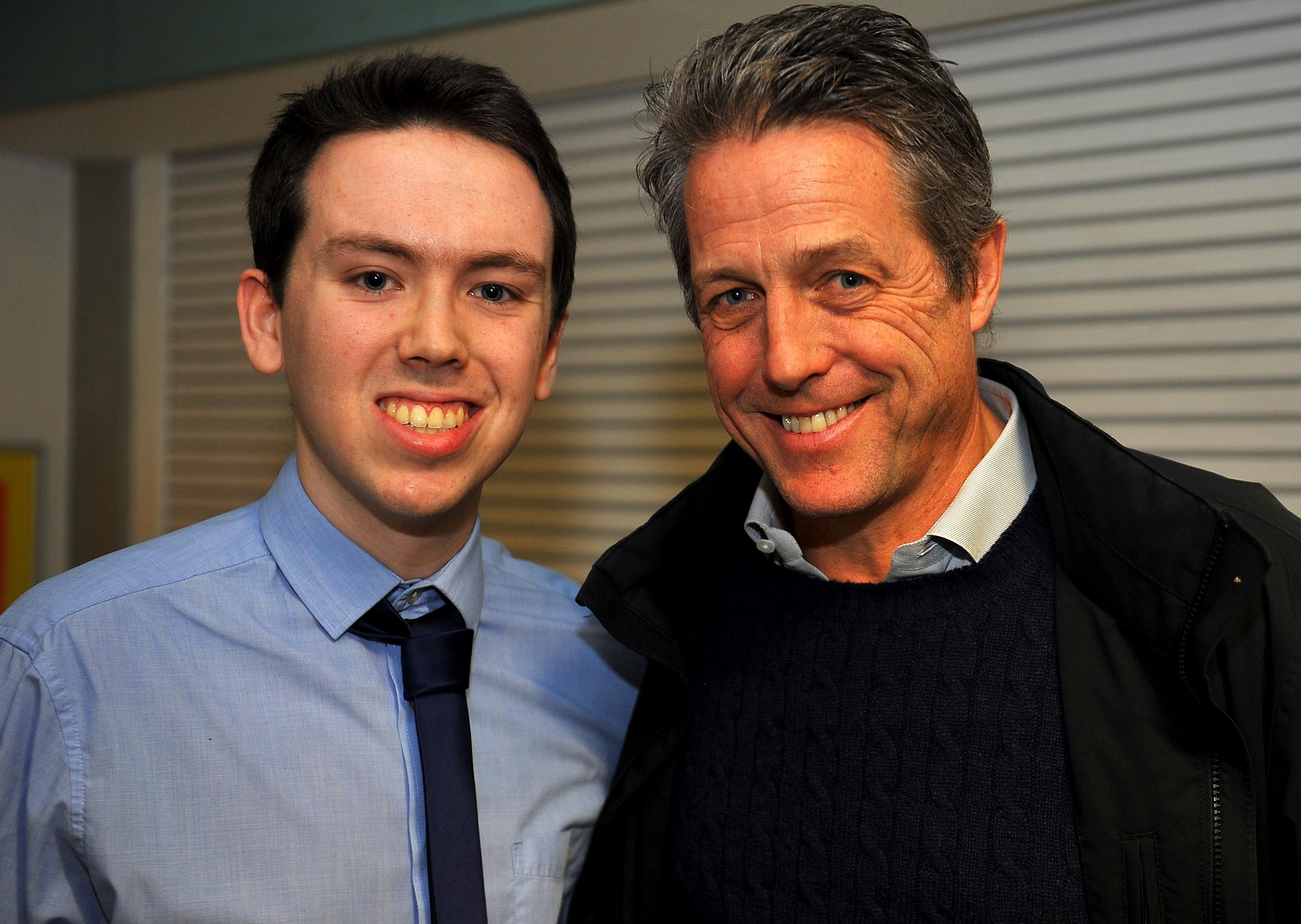 Hugh Grant visits a Crawley Labour Party supporters gathering. Pic Steve Robards SR07121901 SUS-190812-105549001