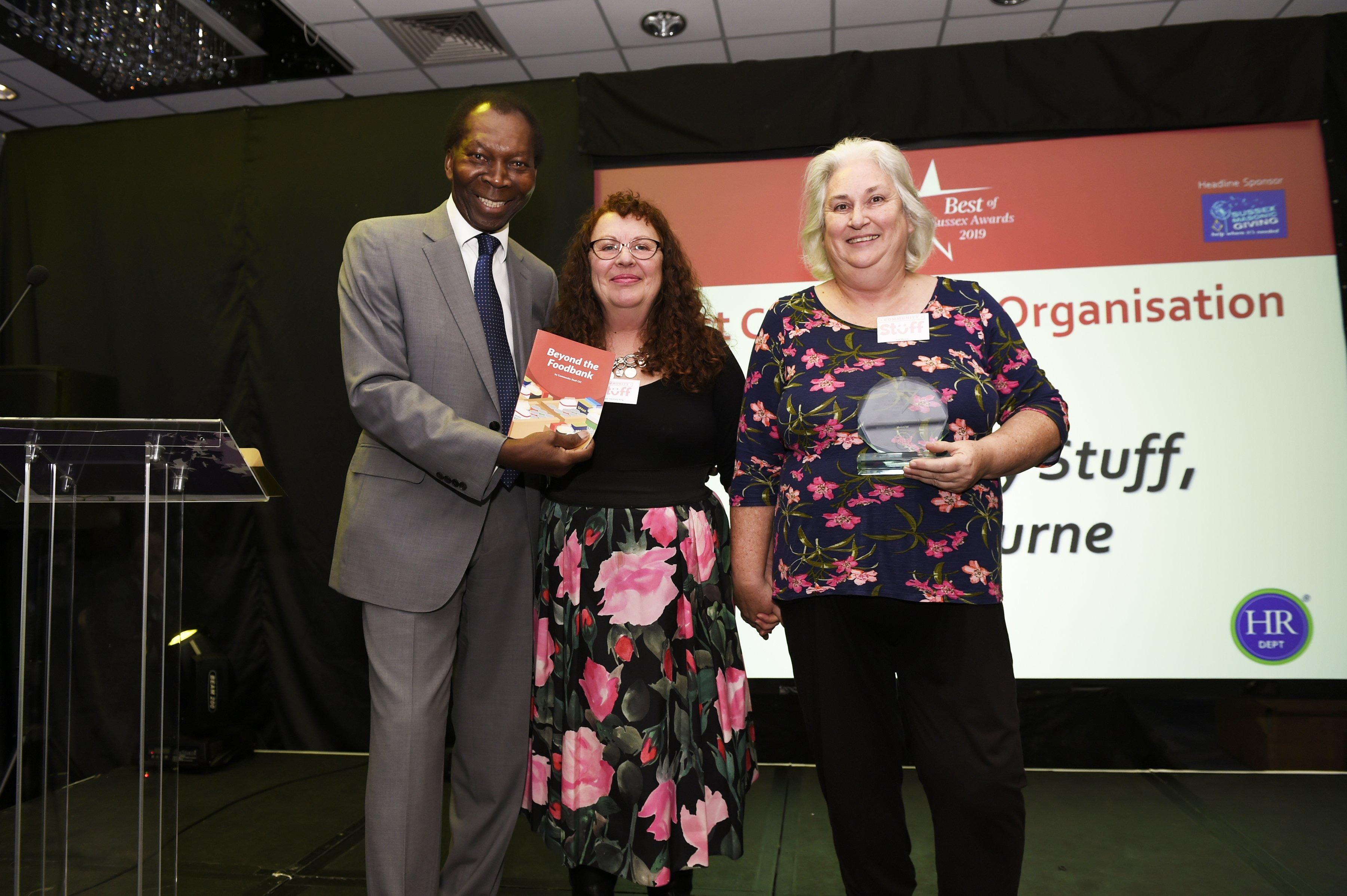 Best Community Organisation winners, Community Stuff with Ambrose Harcourt.



Picture: Liz Pearce. 

LP192047