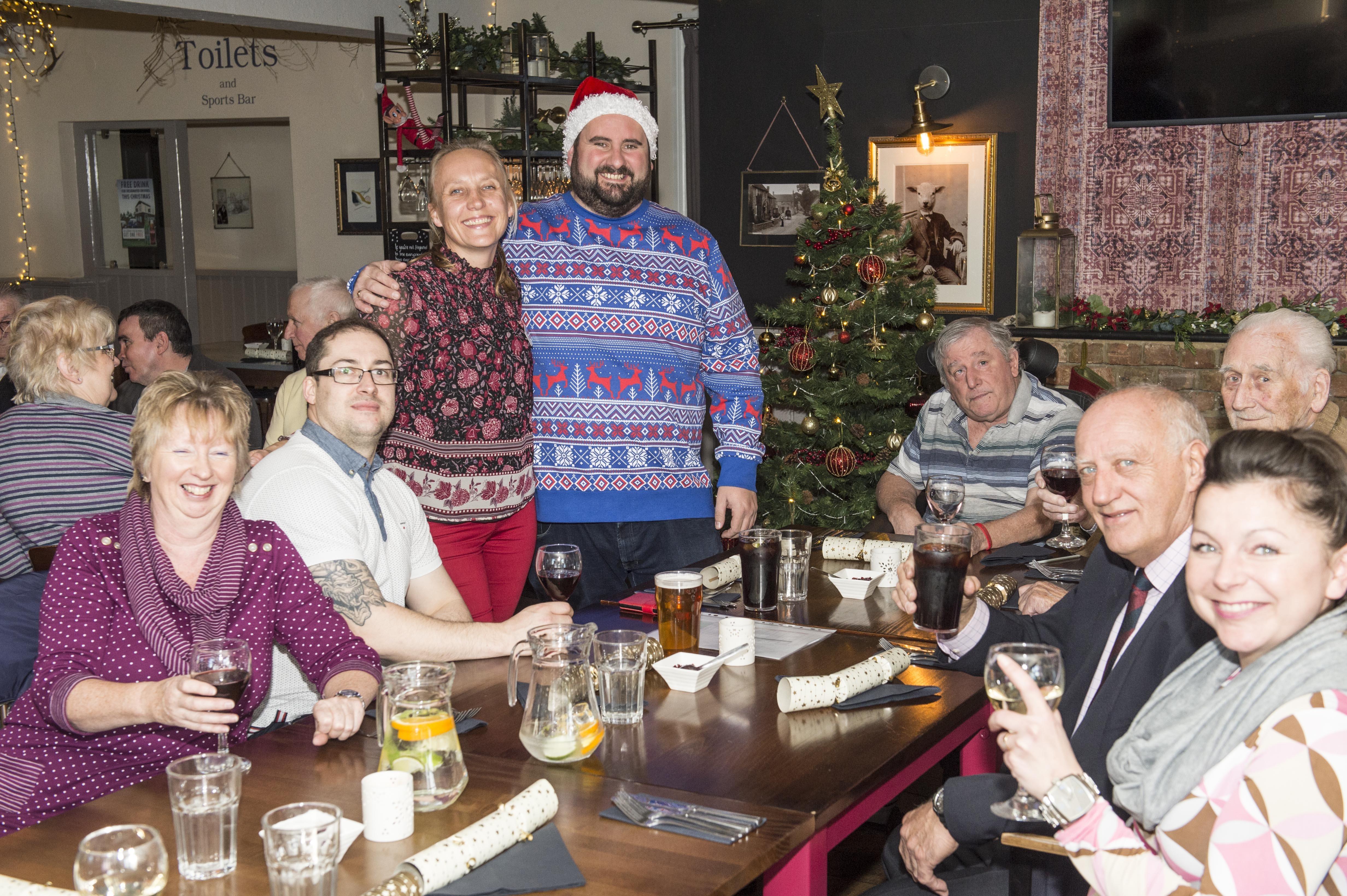 Care for Veterans residents enjoyed Christmas lunch at The Park View pub in Worthing as part of Heineken’s Brewing Good Cheer campaign