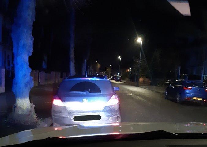 Driver reported for driving otherwise than in accordance of a licence