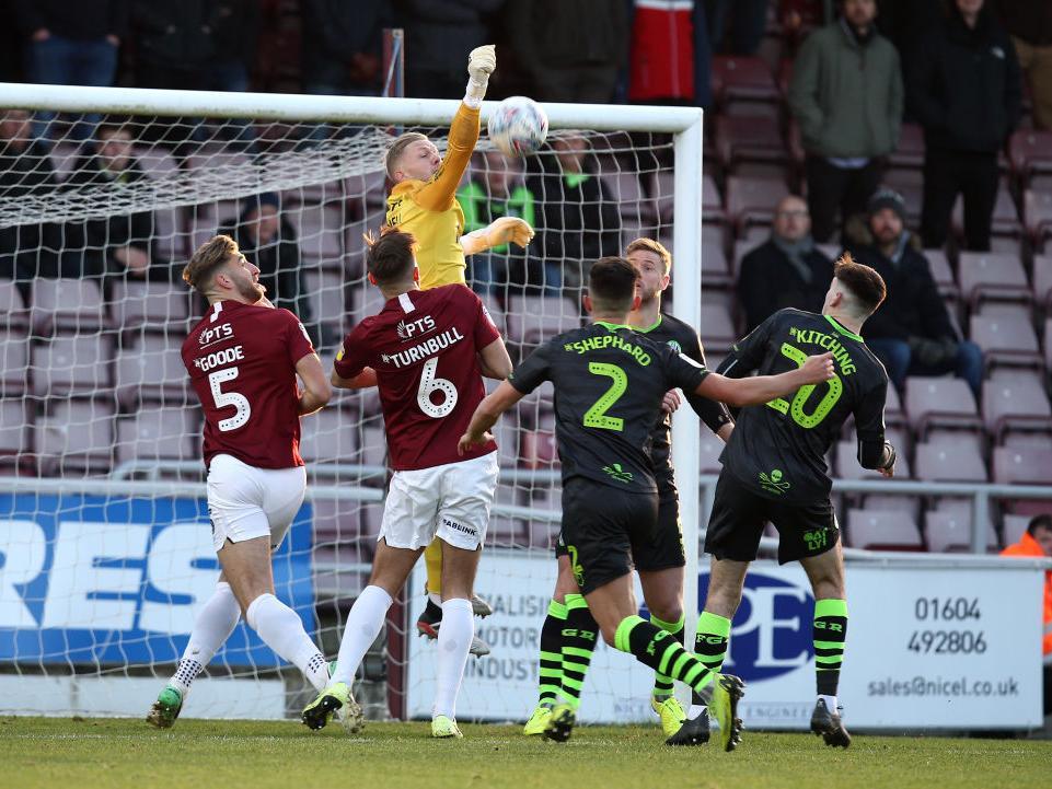 Fortunate to get away with loose punch early on but made amends with a sharp low save from Aitchison in the second-half. Otherwise Rovers' erratic finish meant his services were rarely needed... 7