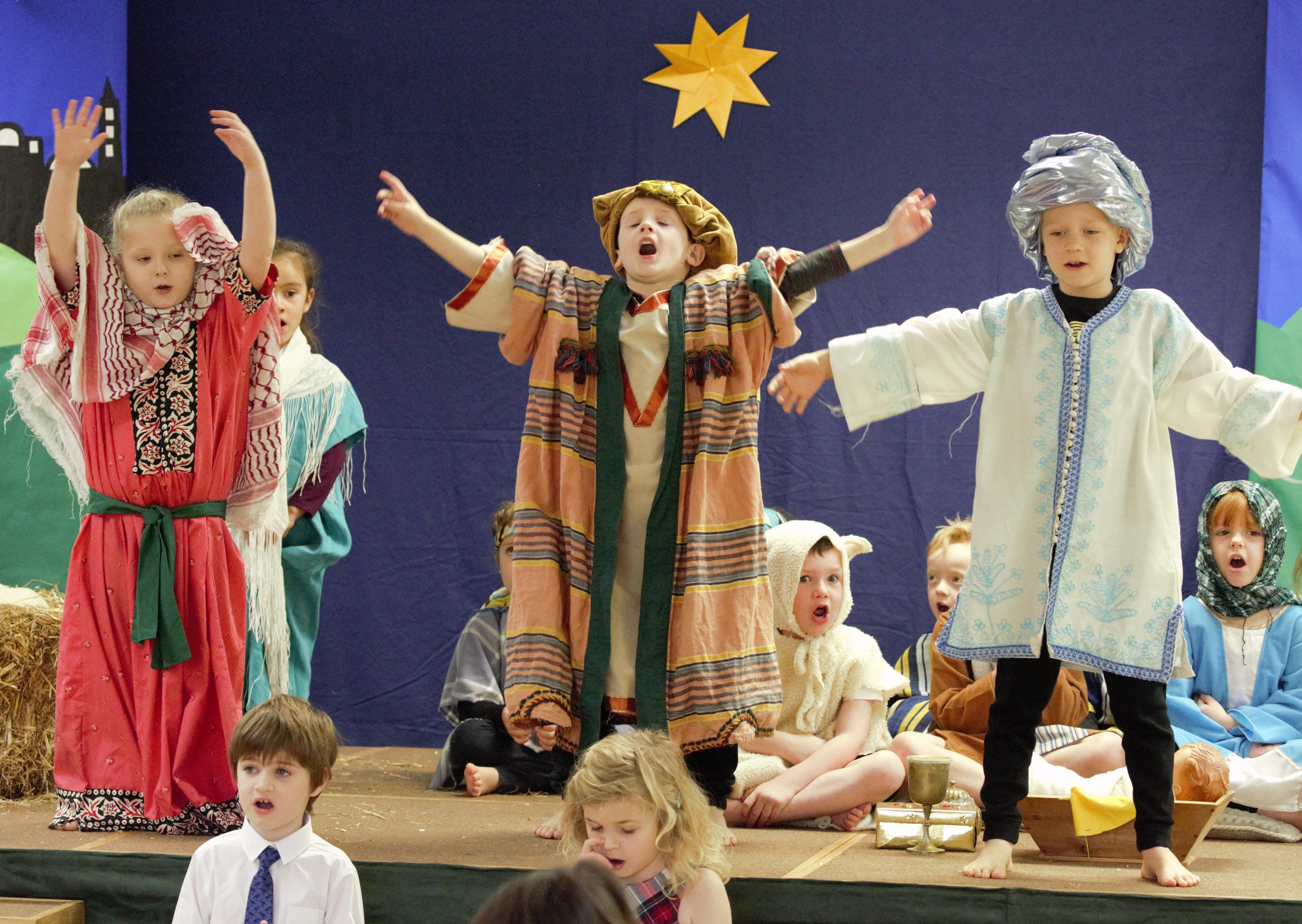 Bury CE Primary School - Children performing in this year's nativity SUS-191216-151539001