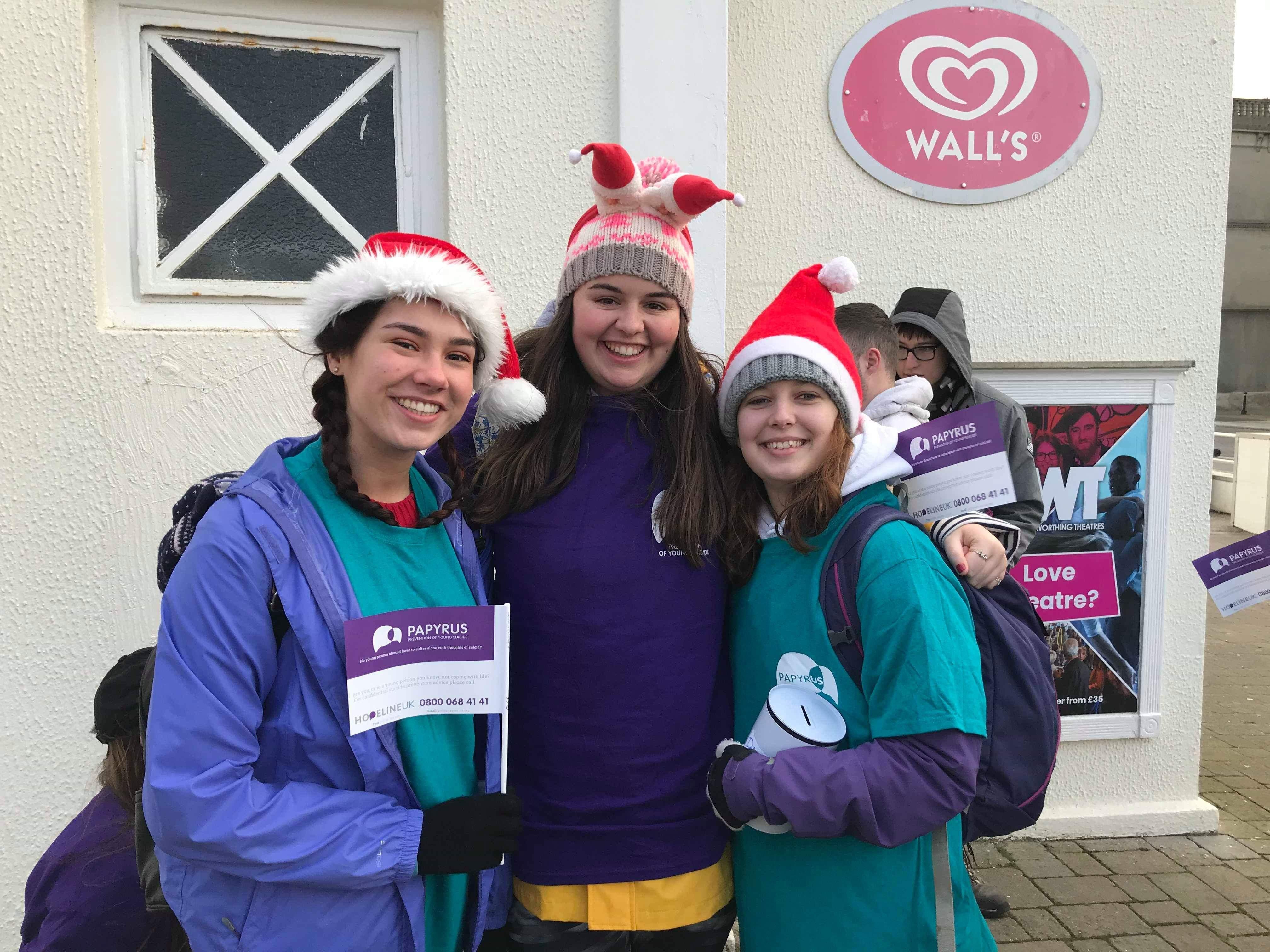 Ashleigh Brown from Ashington was joined by 30 people for a HopeWalk from Worthing Pier to Brighton Pier for suicide prevention charity PAPYRUS SUS-191217-123908001