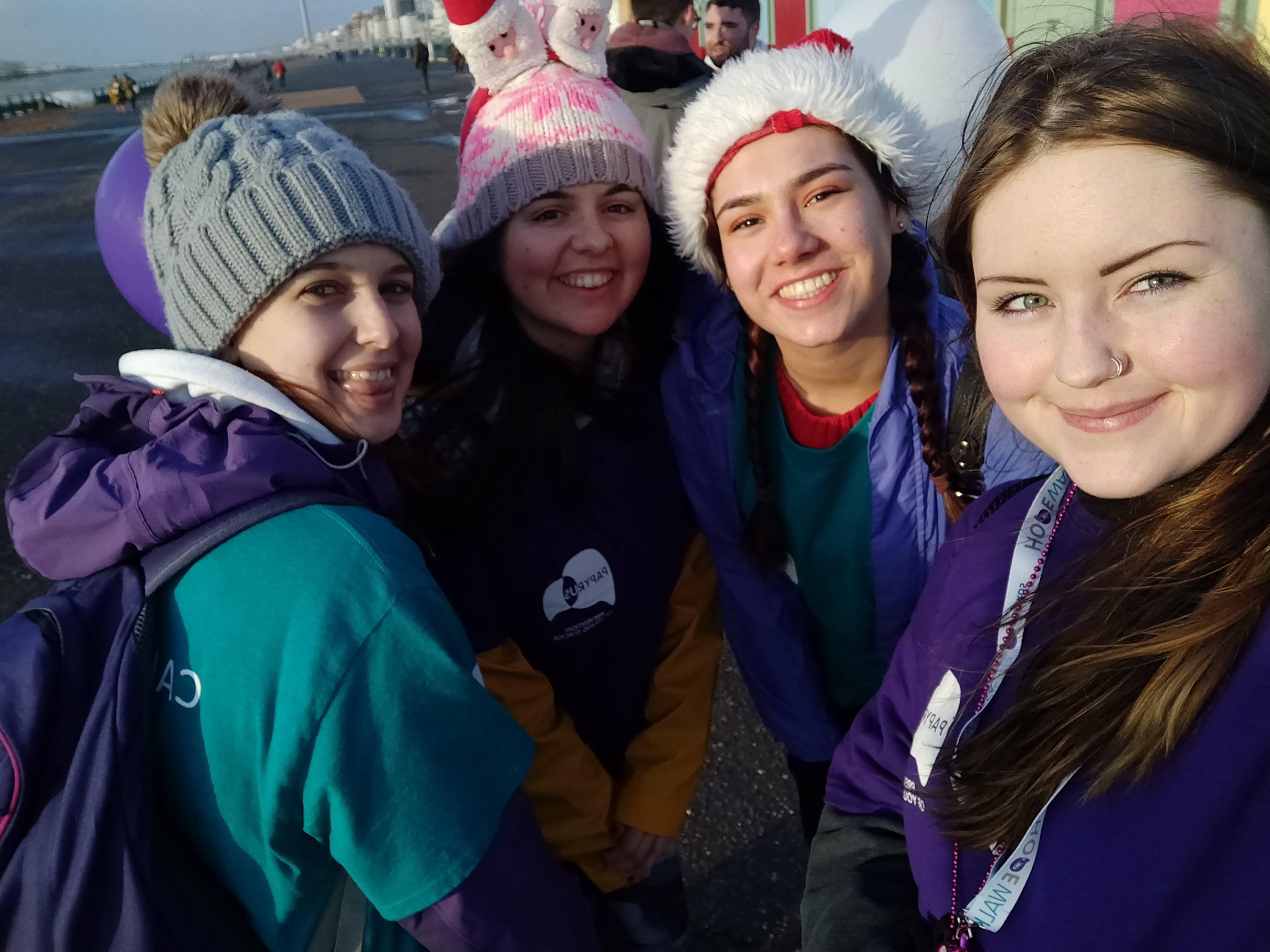 Ashleigh Brown from Ashington was joined by 30 people for a HopeWalk from Worthing Pier to Brighton Pier for suicide prevention charity PAPYRUS SUS-191217-124902001