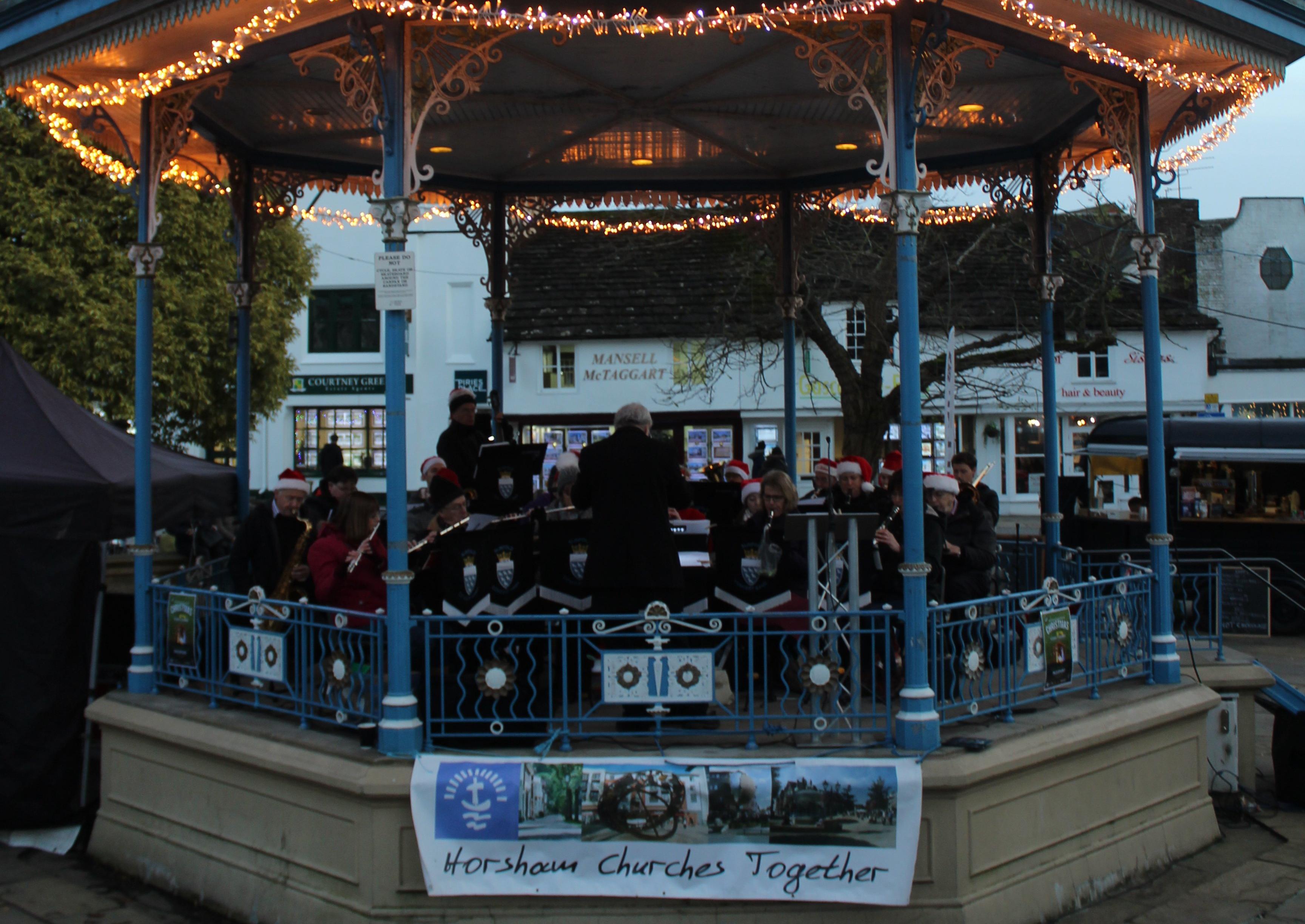 Festive music boosted the Christmas spirit. Photo by Lydia Petch