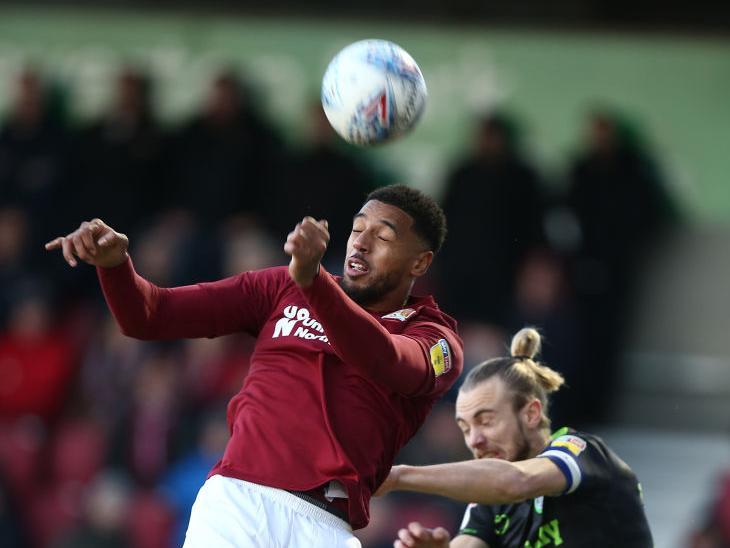 Cobblers' strength in the air is reflected in the stats having won 34 per cent of their aerial duels. Only two sides in the division - Grimsby and Newport - have a higher success rate.