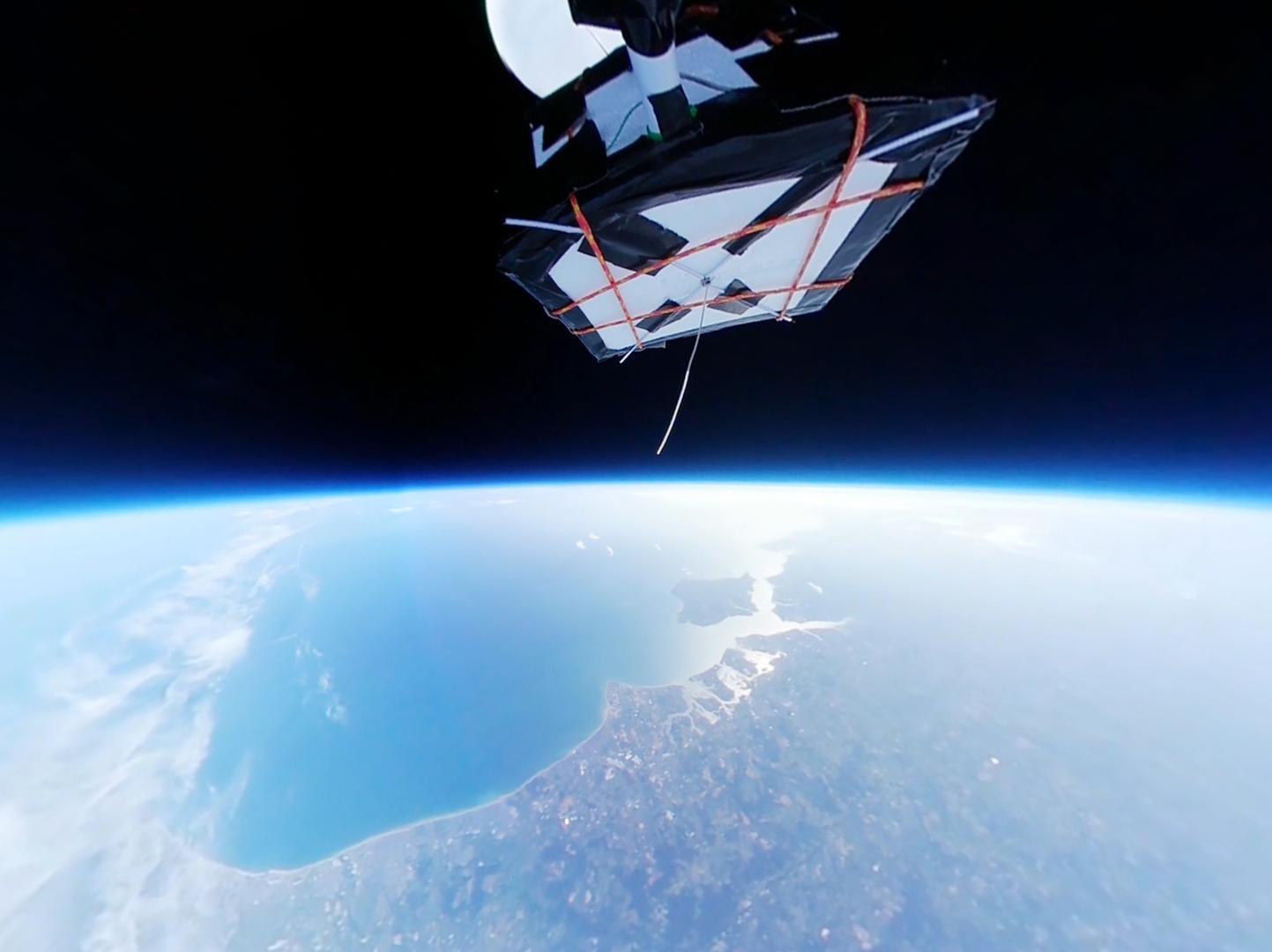 A camera sent into space by students from Worthing has captured some stunning photos of the earth from above. Twitter: @CHITS_Project