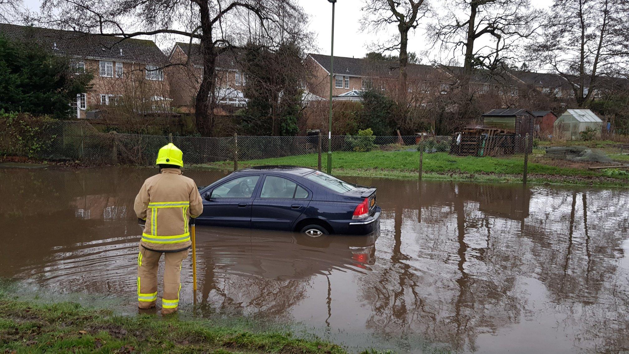 Flooding in Haywards Heath, photo by Eddie Howland