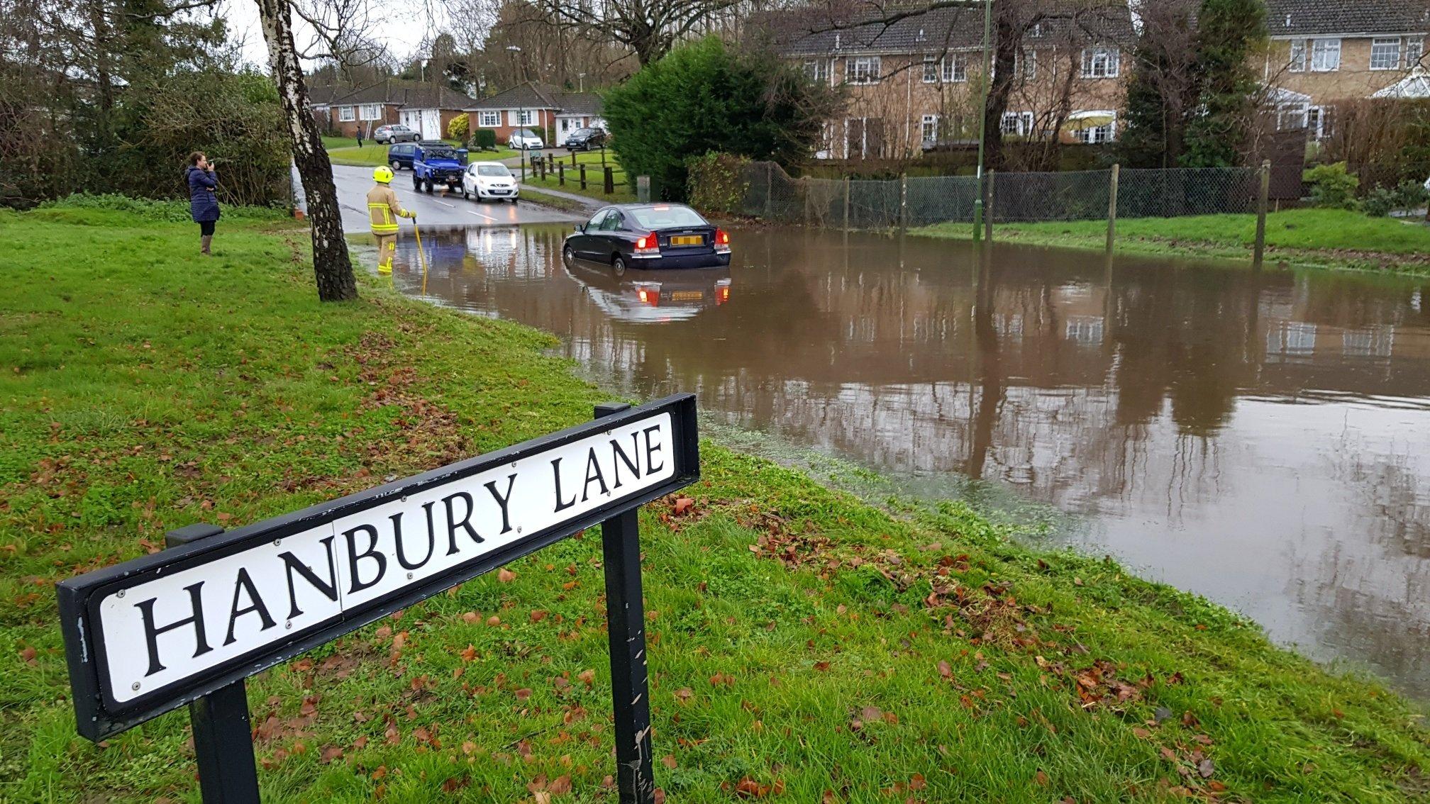 Flooding in Haywards Heath, photo by Eddie Howland