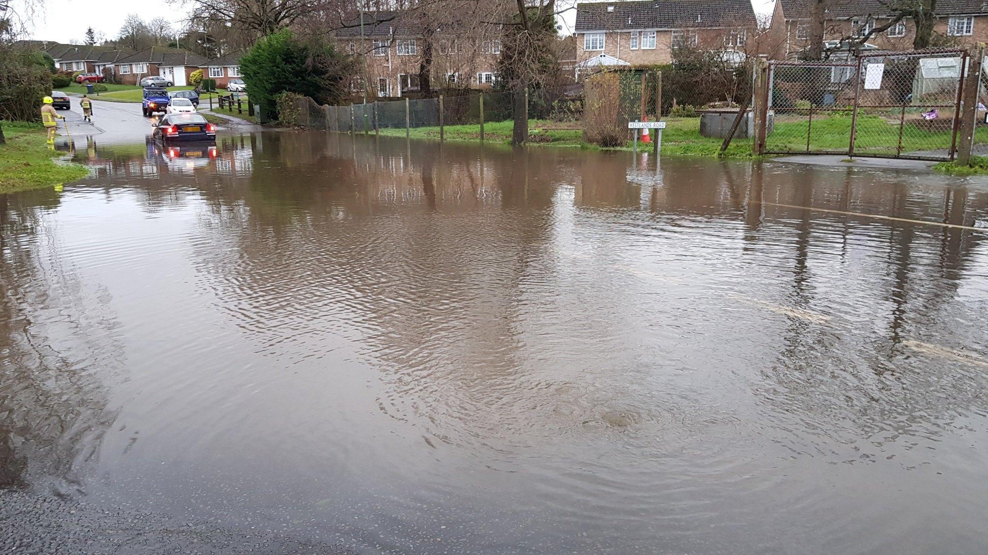 Flooding in Haywards Heath, photo by Eddie Howland
