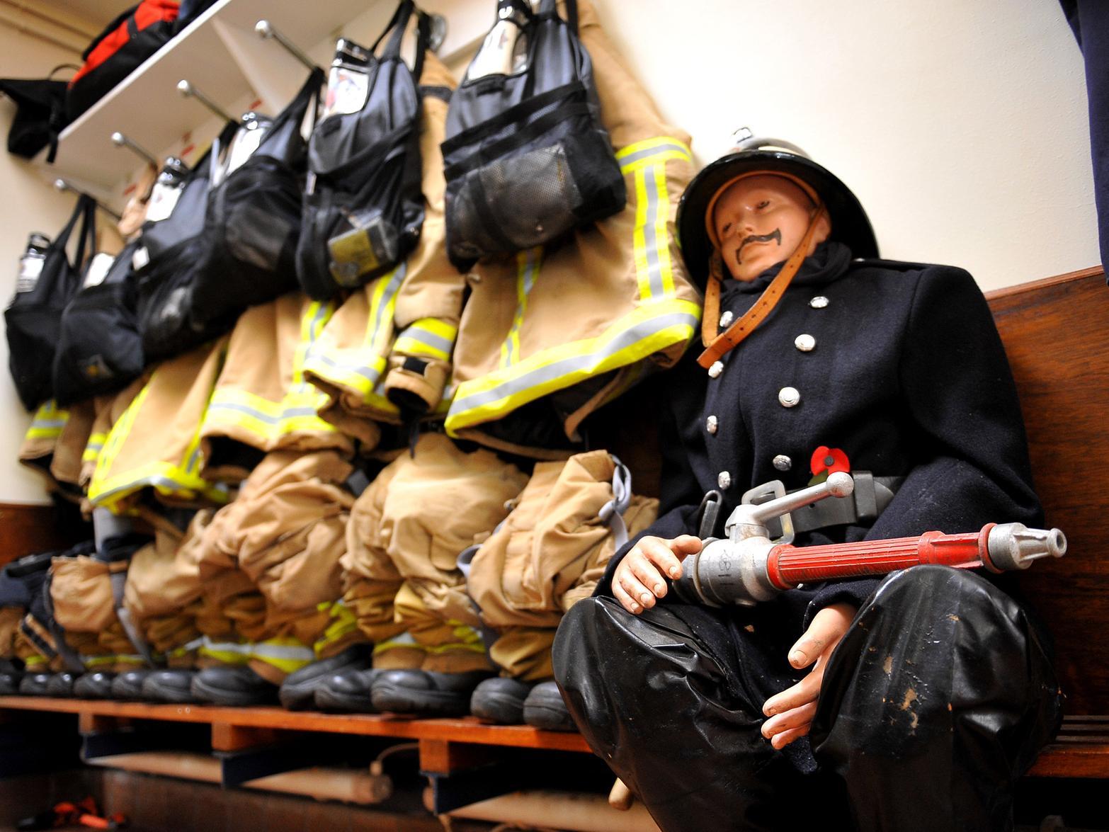 Selsey fire station opens up to prepare community for Christmas. Pic Steve Robards