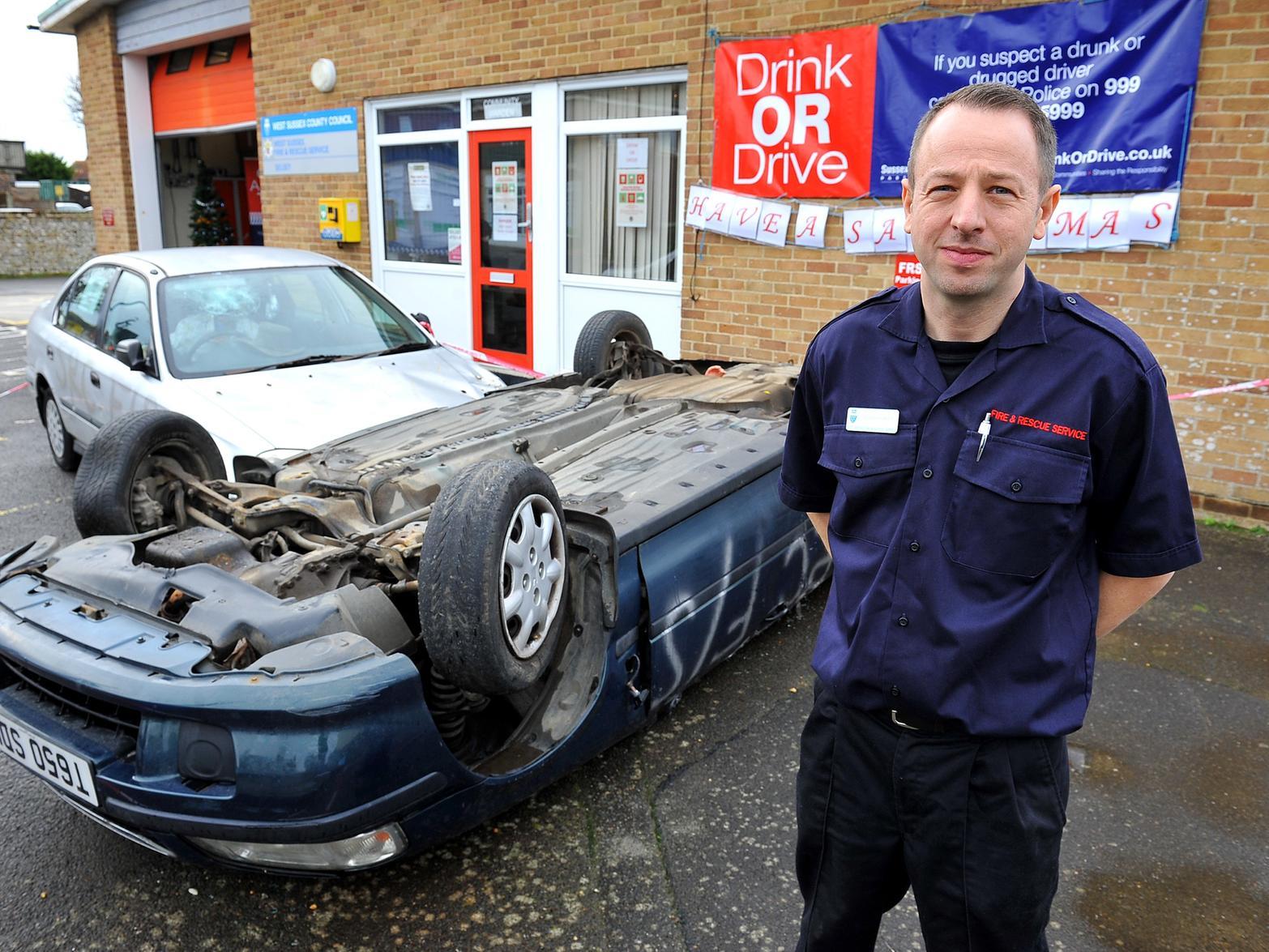 Selsey fire station opens up to prepare community for Christmas. Pic Steve Robards