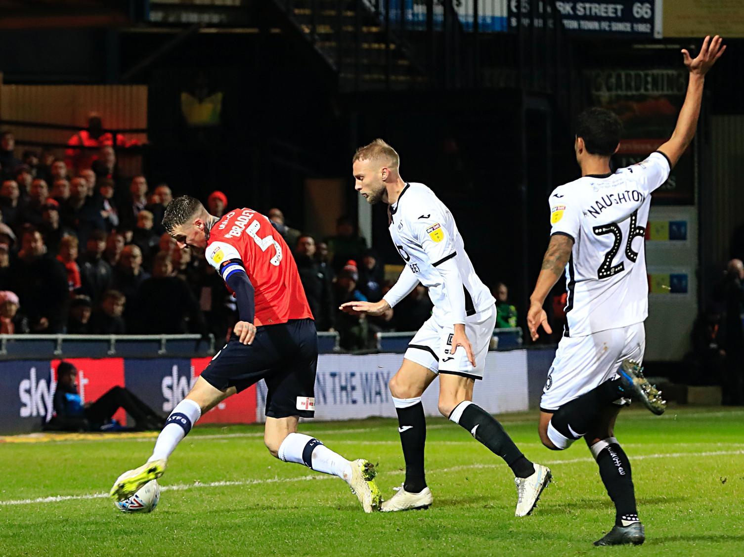 Like Pearson, he kept the Swans front three quiet for long periods and appeared to be on the verge of helping Town keep a second clean sheet of the campaign until Ayew struck late on.
