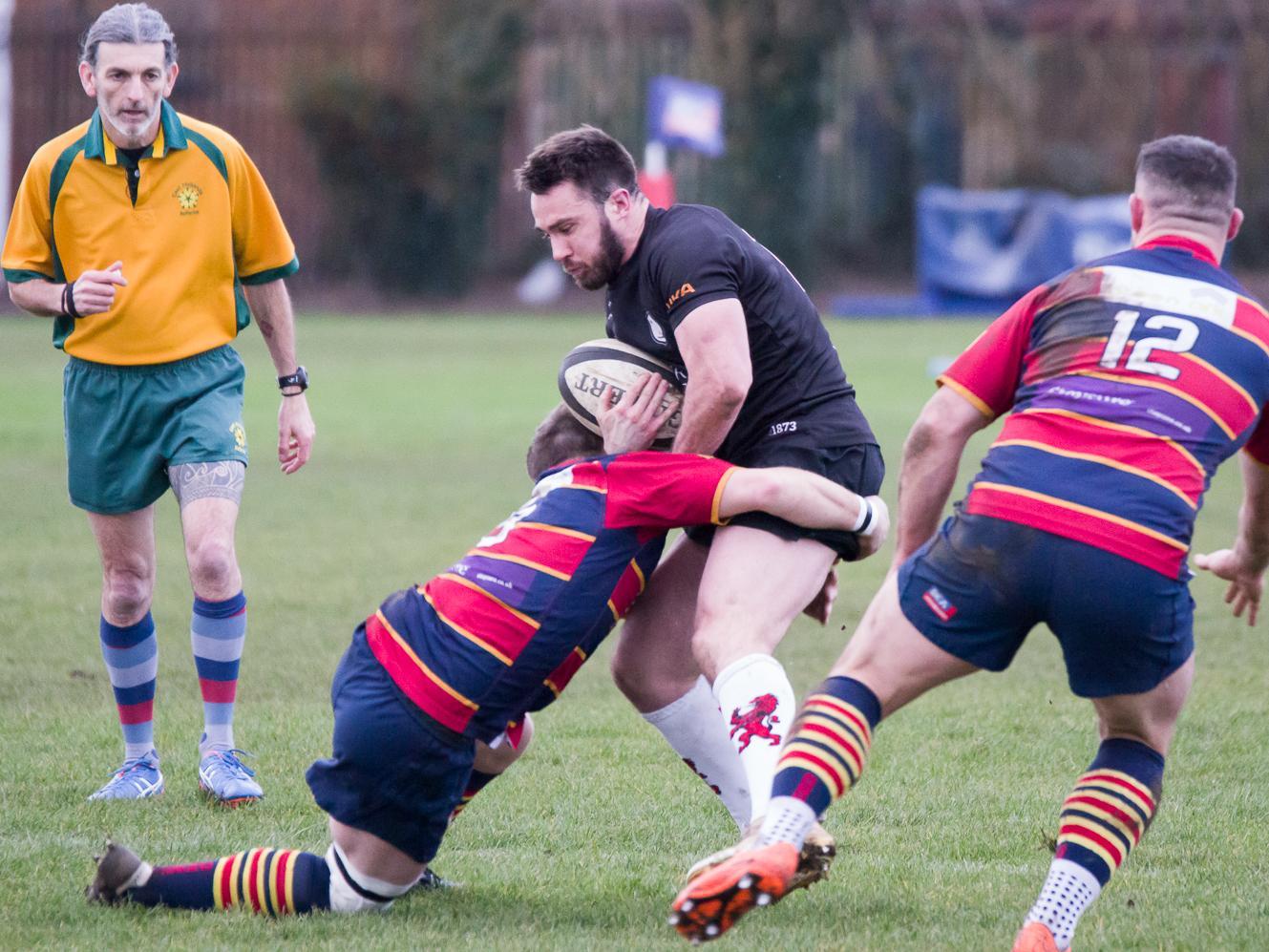 Joshua Czerpak scored a try for Lions in Northampton on Saturday