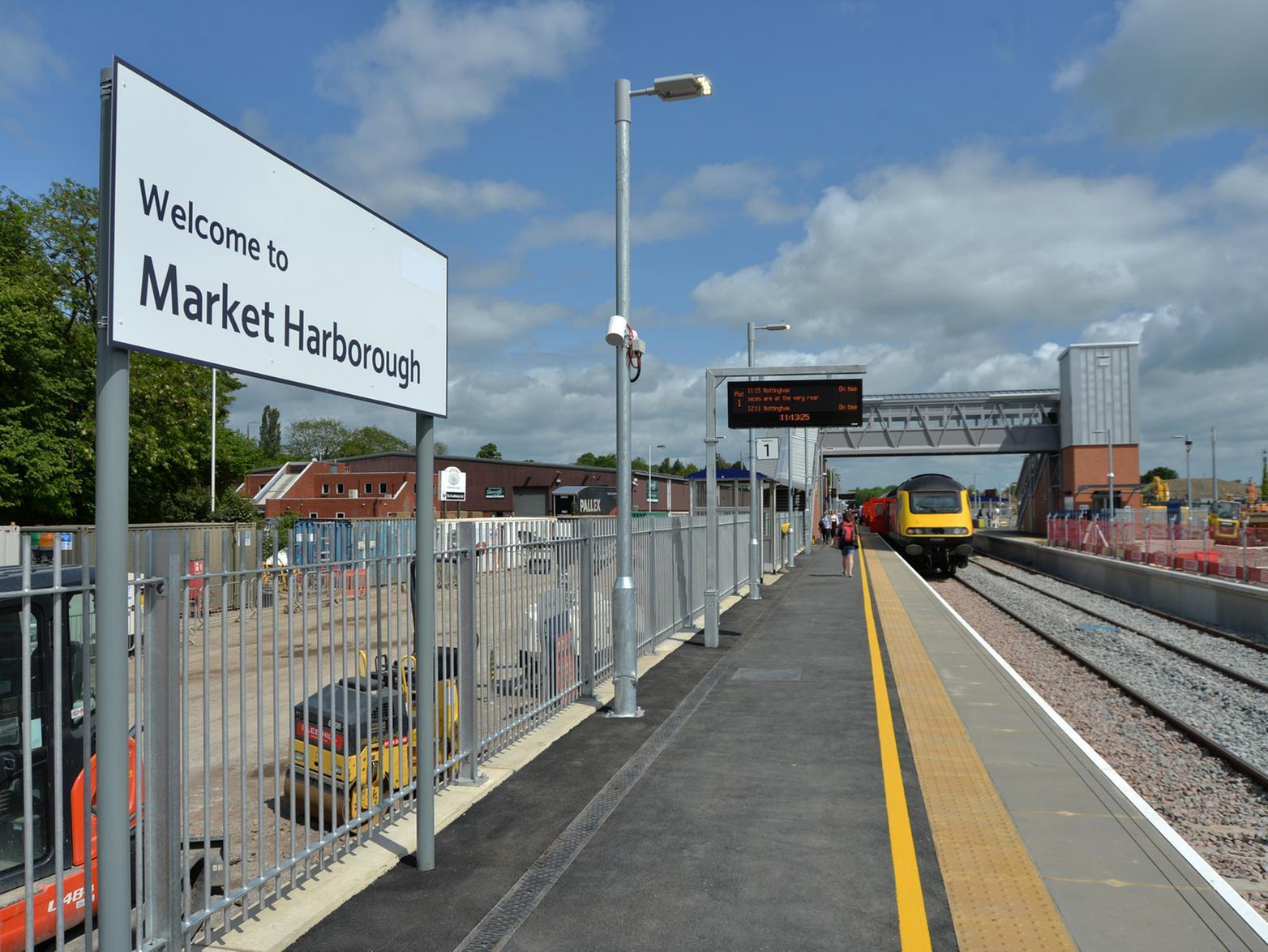 Market Harborough Station reopened for trains after engineering work was completed.
The work saw Network Rail connect almost 4km of newly laid track into the existing alignment and saw no trains running through the station until it reopened in June.
This has created a straighter rail line through the station and will enable trains to travel at higher speeds. A new accessible footbridge which will widen travel opportunities for more people has also opened.
To allow this work to take place safely, no trains were able to run on this portion of the line and instead, coach replacement and diversionary routes were in place to keep passengers moving.
The work was a key part of the Midland Main Line Upgrade, which is the biggest investment into the line since the Victorian era.