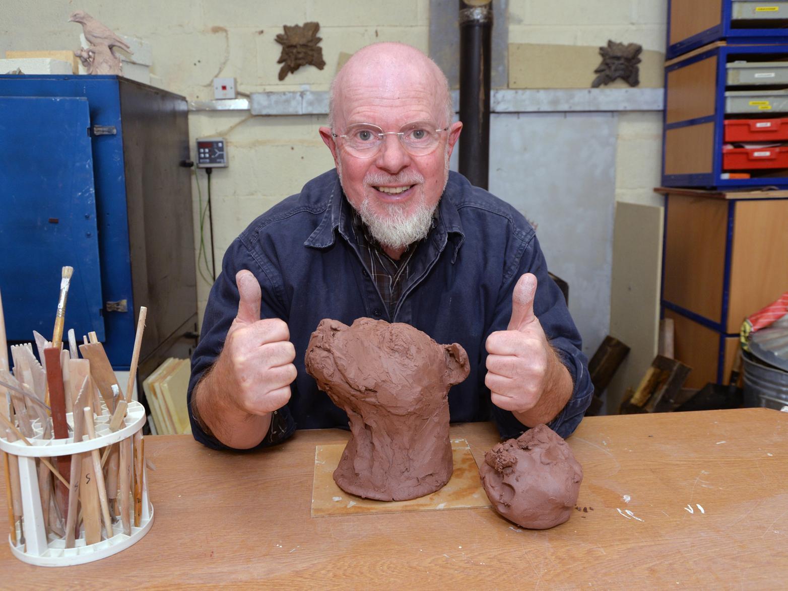 A retired art teacher from a village near Market Harborough has never looked back after making British medical history.
Bob Stafford, 71, has become the first patient in the UK to receive not one but TWO revolutionary implants for arthritic thumbs.
Hes gone on to carve out an exciting new career since the double operation  running one of the areas most outstanding pottery and ceramics studios.
Bob, of Wilbarston, told the Harborough Mail: The implants have transformed my life  theyve given me a whole new life.