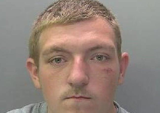 Jailed for nine years after striking an elderly woman on the back of her head with a brick as she walked down Padholme Road