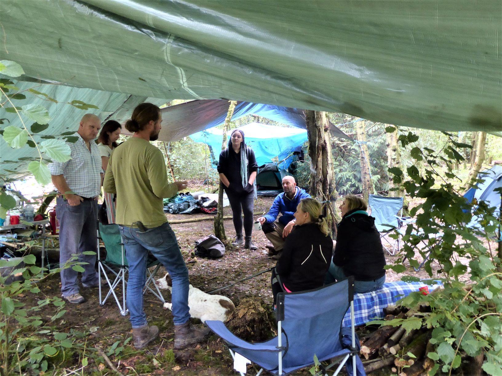In October, protest camps were set up in South Cubbington Wood (pictured) and Crackley Woods to stop HS2 workers destroying the ancient woodlands, to make way for the high speed rail line. Currently, work is 'on hold' as the Government review the plans but trees are still being felled across the district.